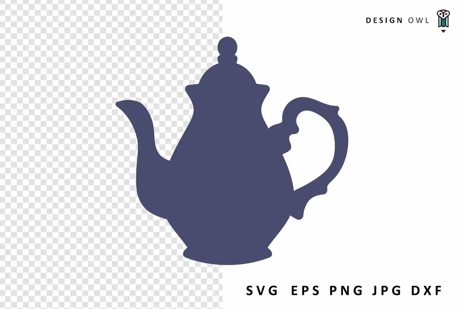 Teapot svg for cricut and silhouette