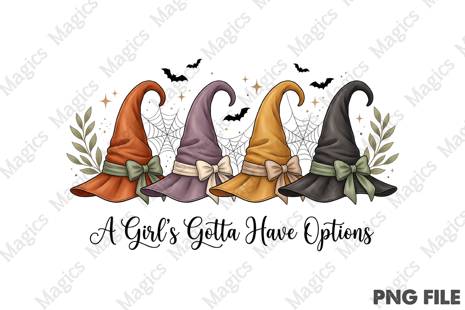 Vintage Witch Hat Halloween PNG product image 1