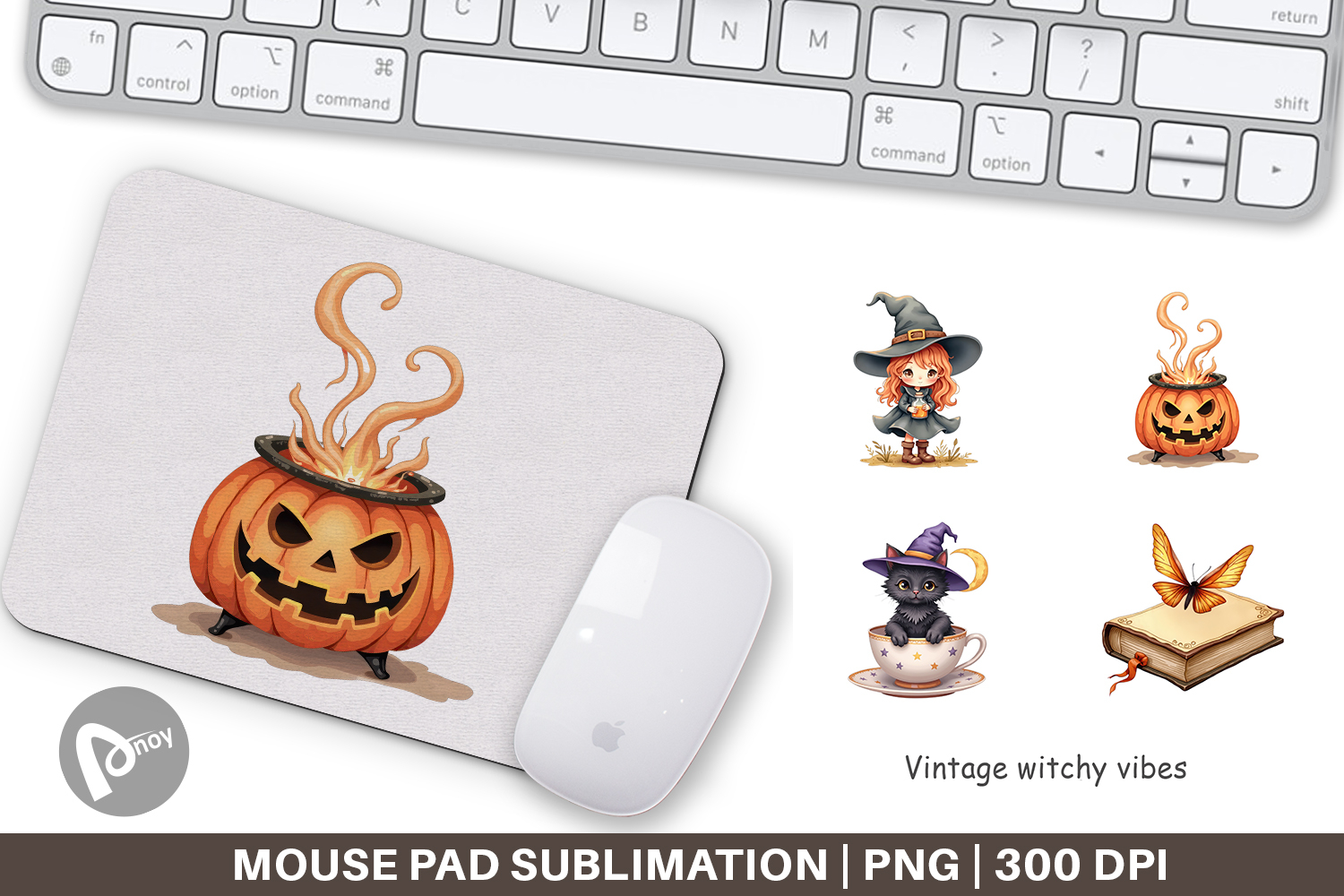 Mouse Pad Vintage Witchy Vibes product image 1