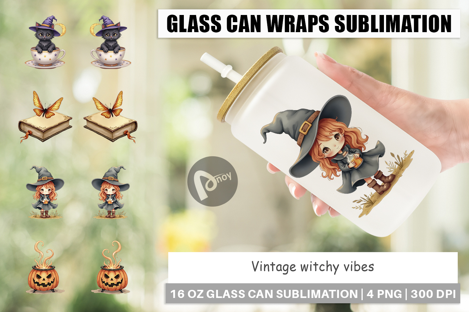 Glass Can Vintage Witchy Vibes product image 1