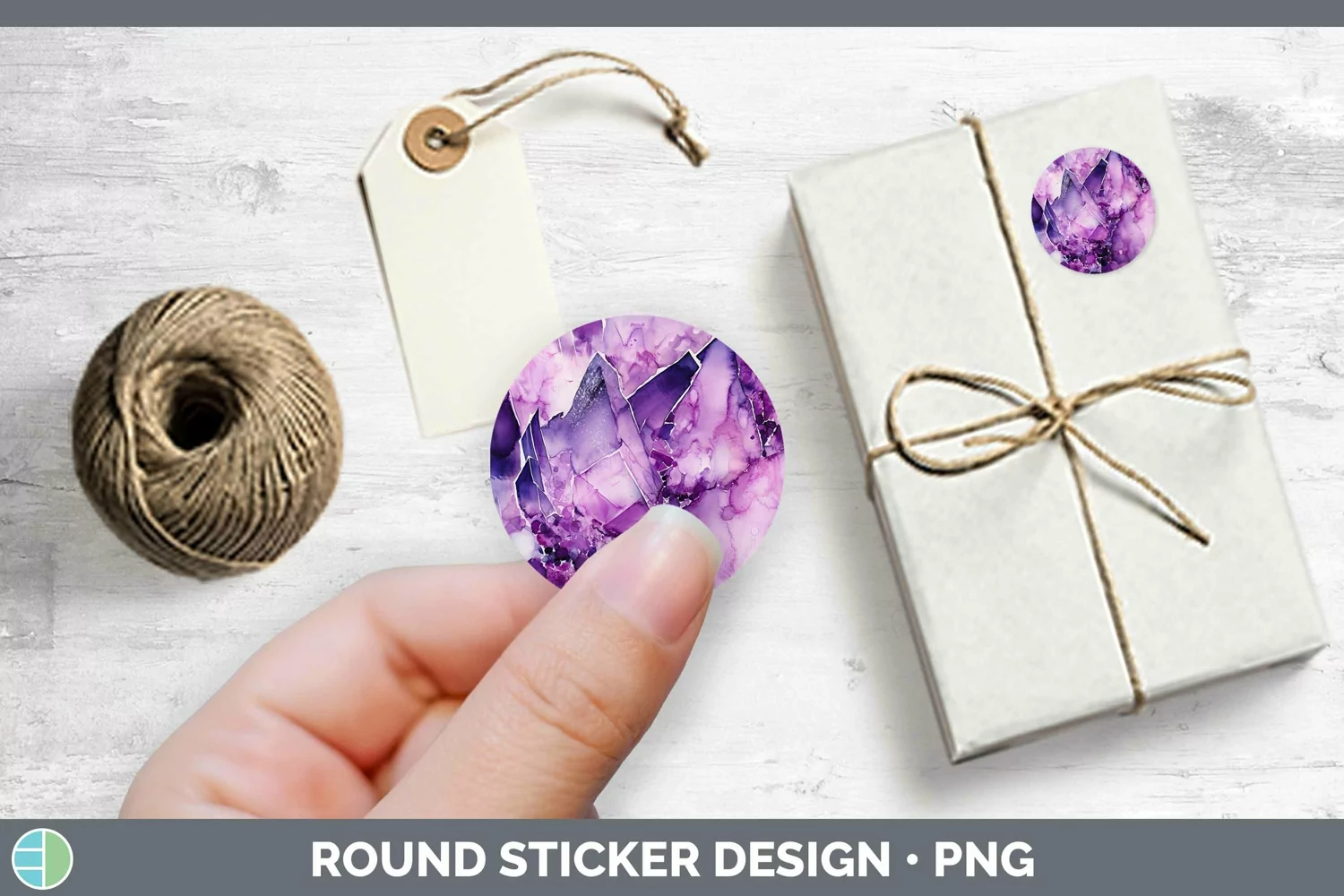 GorgeousWatercolor Stickers design.
