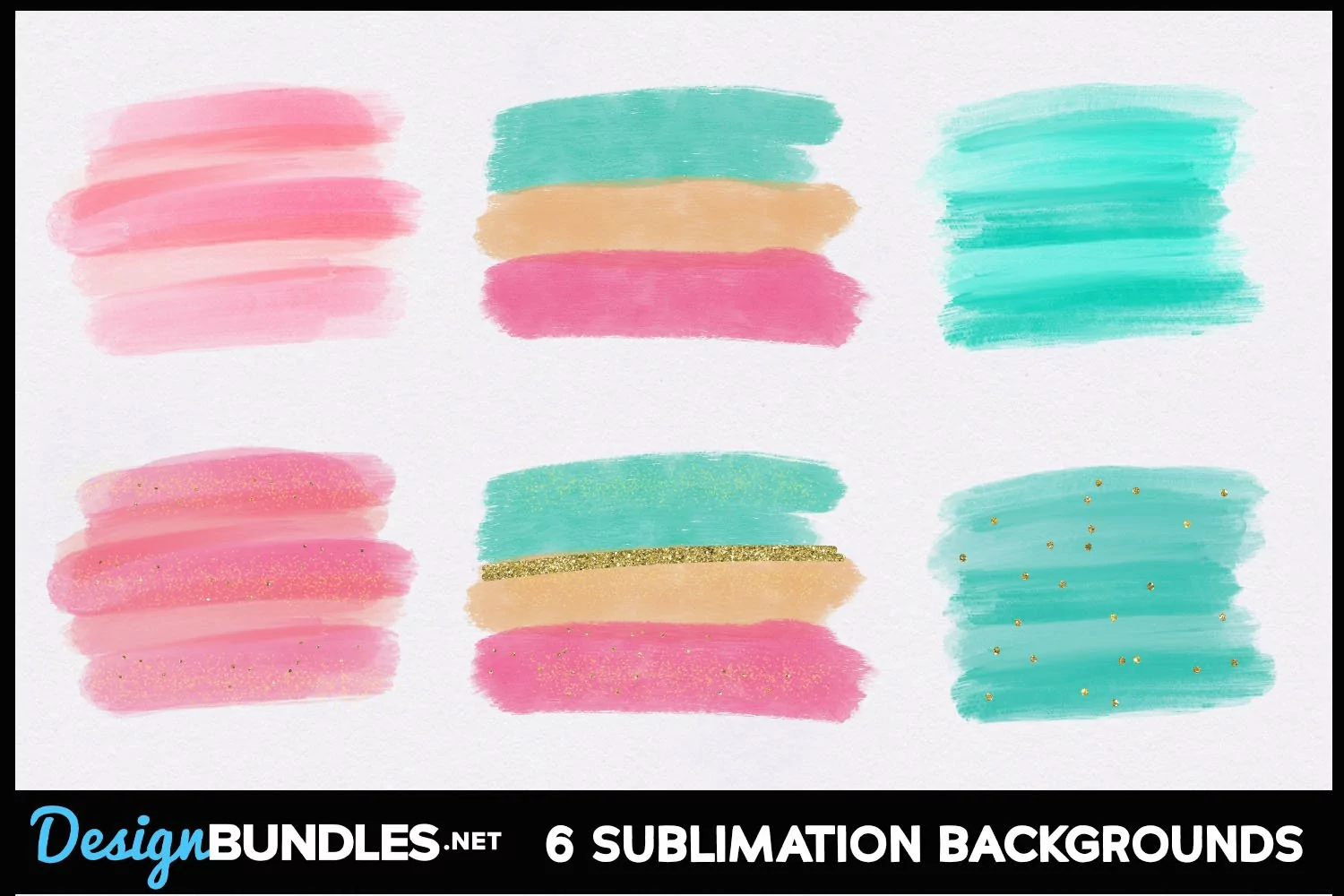 Watercolor Brush Stroke Sublimation Background PNG product image 1