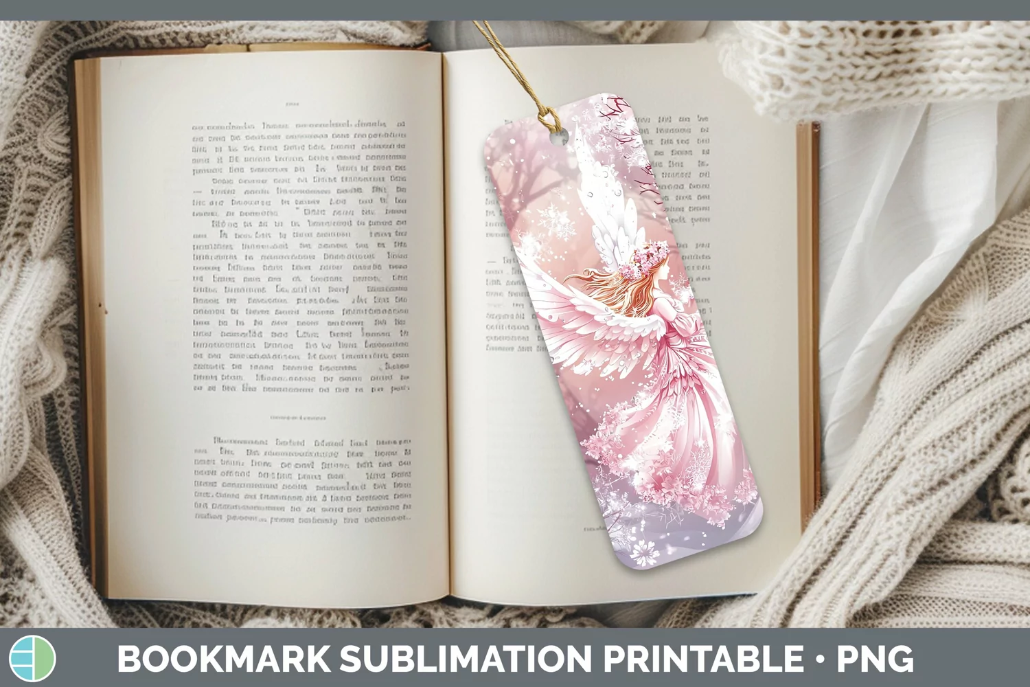 GorgeousWatercolor Bookmark design.