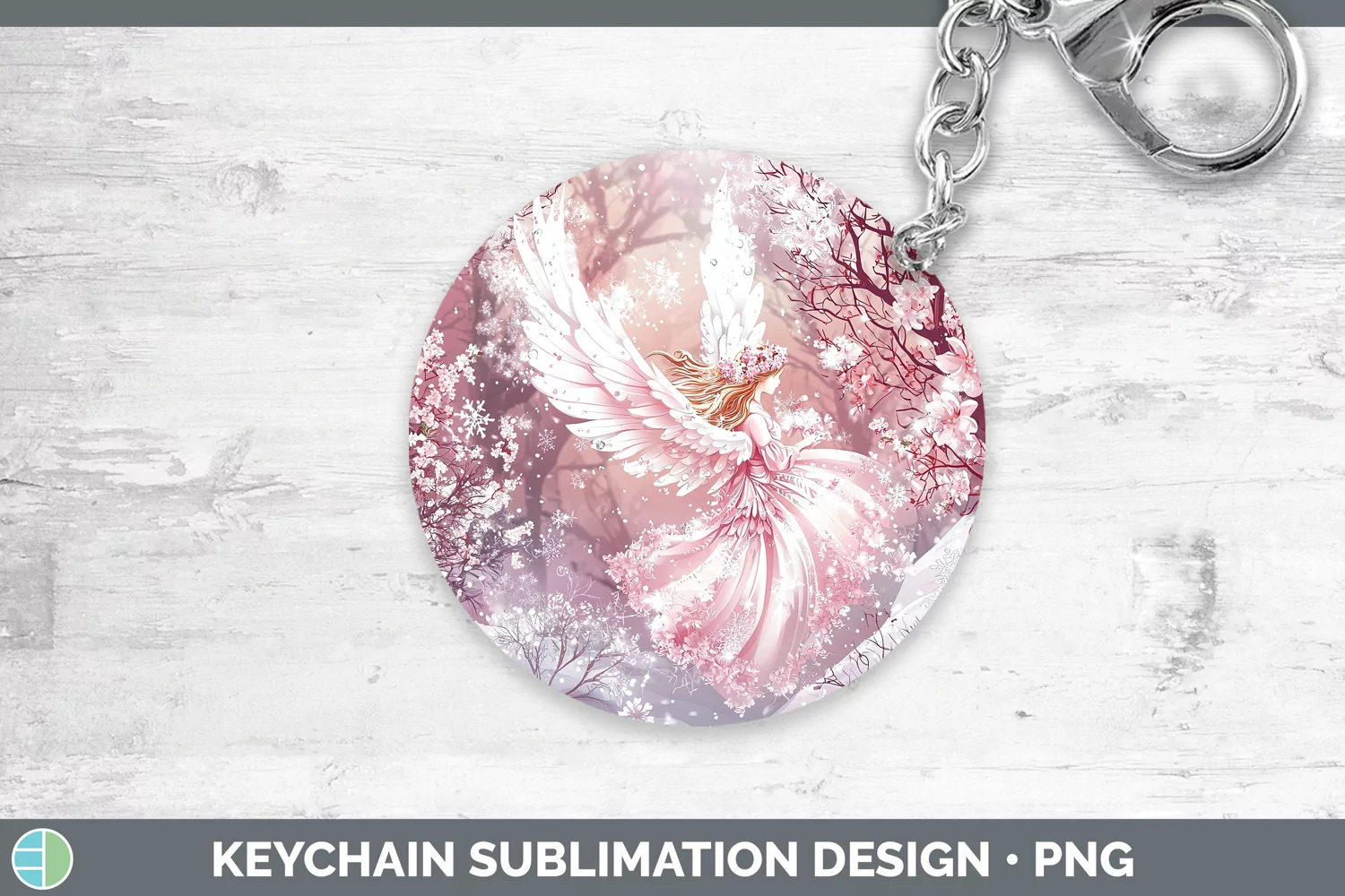 GorgeousWatercolor Keychain design.