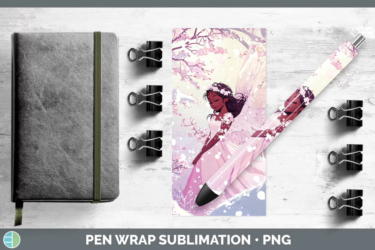 GorgeousWatercolor Pen Wrap design.