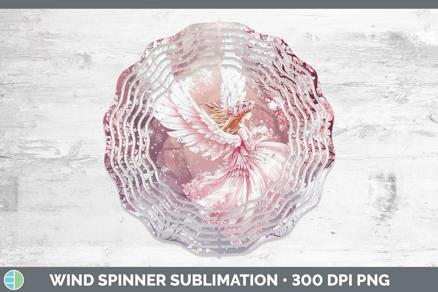 GorgeousWatercolor Wind Spinner design.