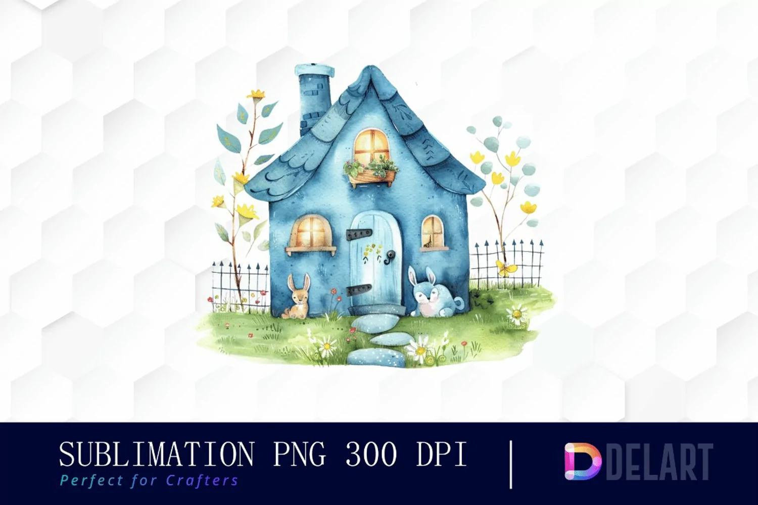Animals House Illustration Clipart product image 1