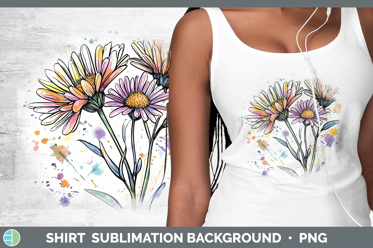 GorgeousWatercolor Shirt design.