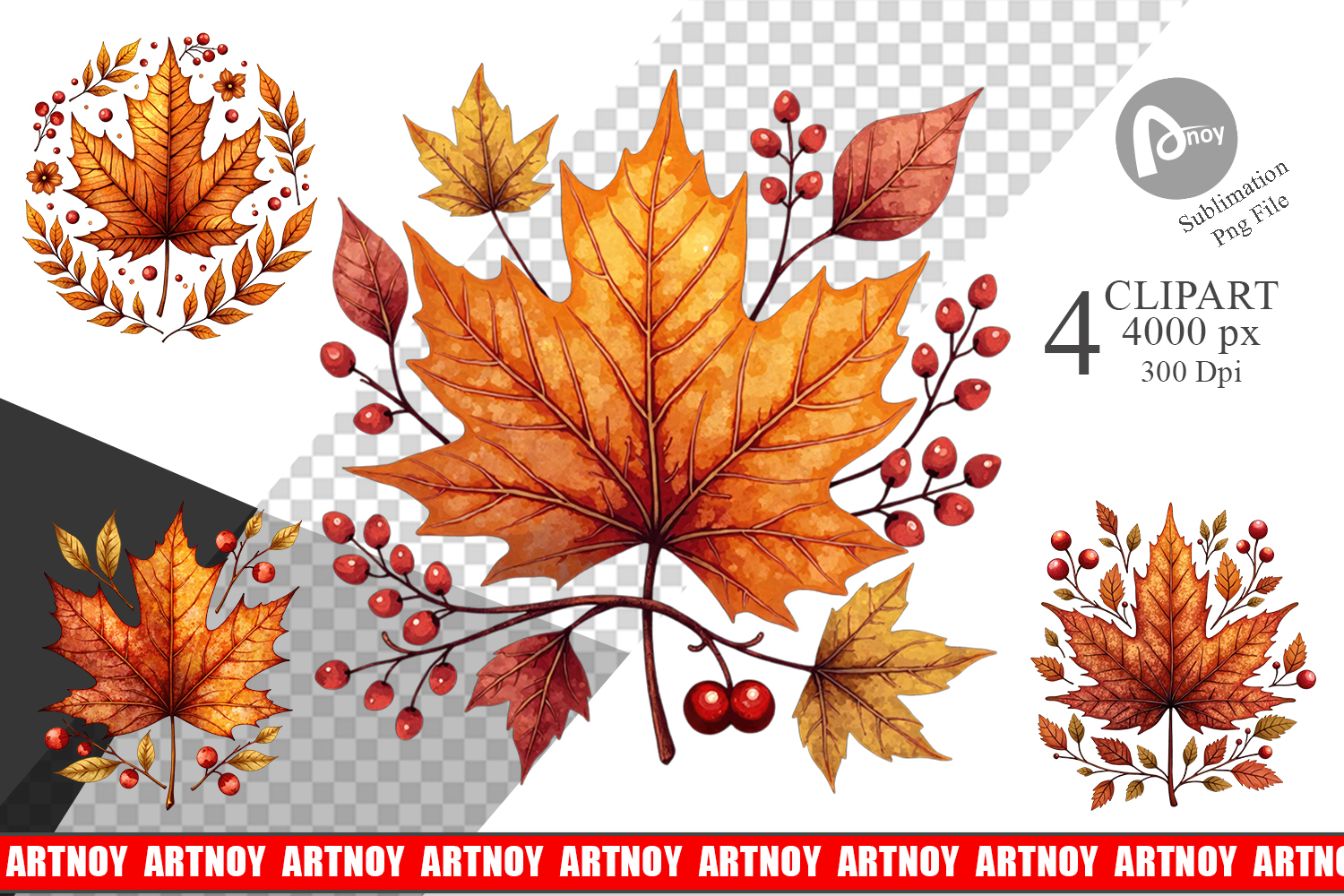 Autumn Arrangement Clipart product image 1