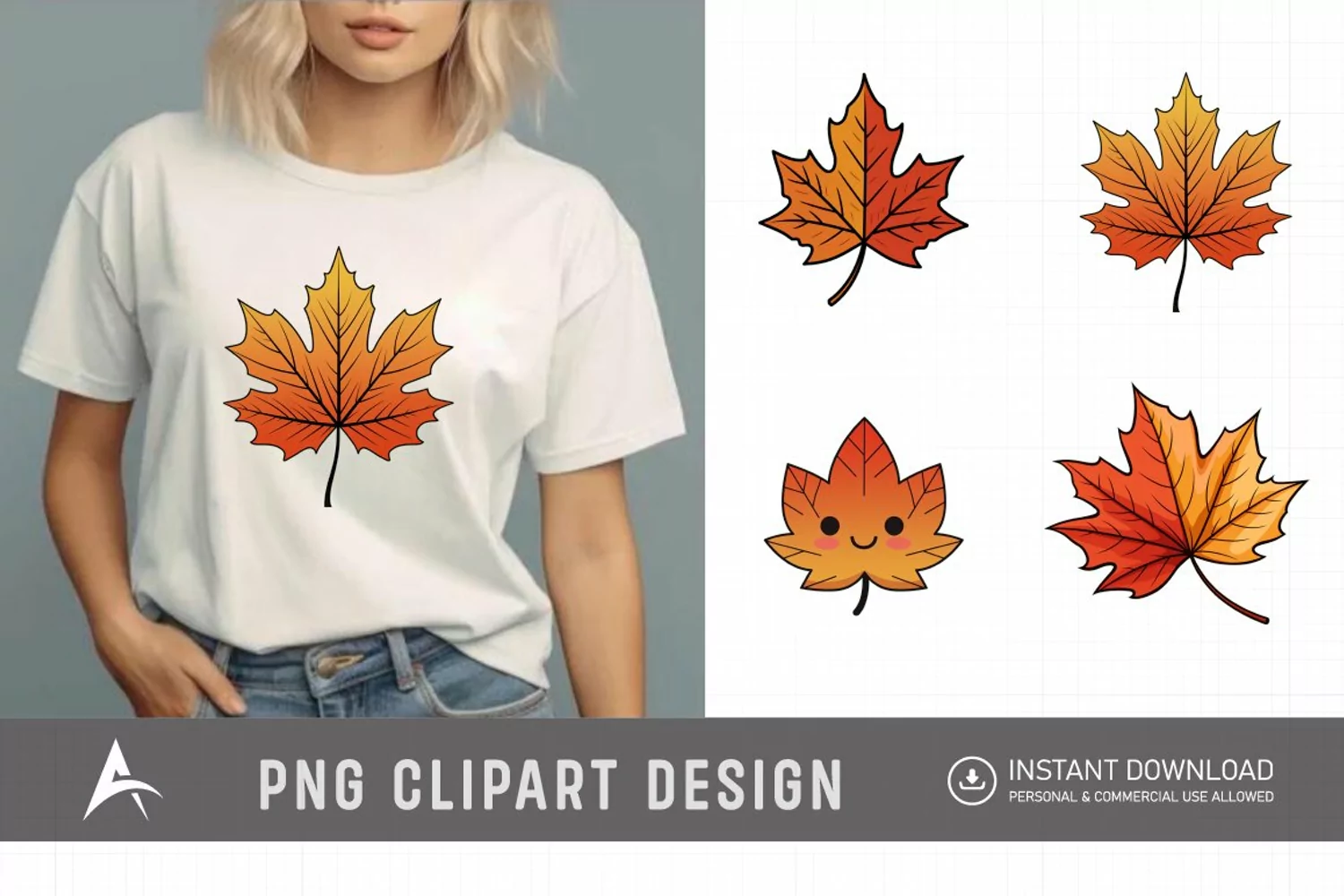 Watercolor Autumn Clipart product image 1