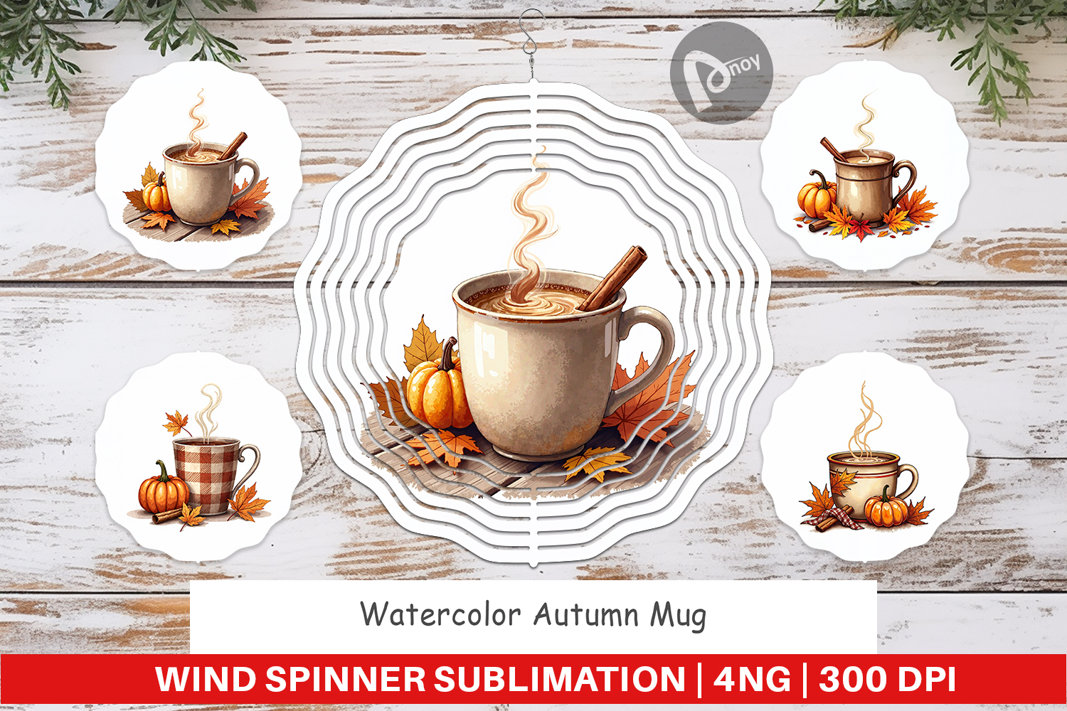 Autumn Mug Wind Spinner product image 1