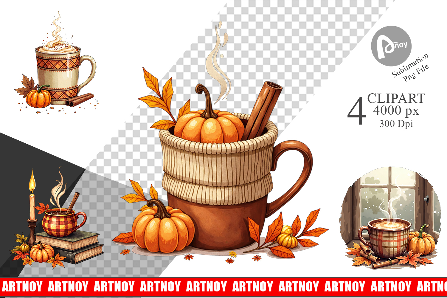 Autumn Mug Clipart product image 1