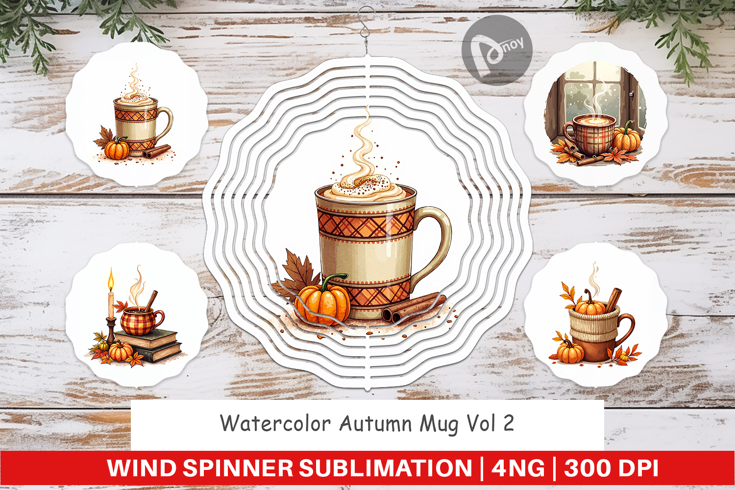 Autumn Mug Wind Spinner product image 1