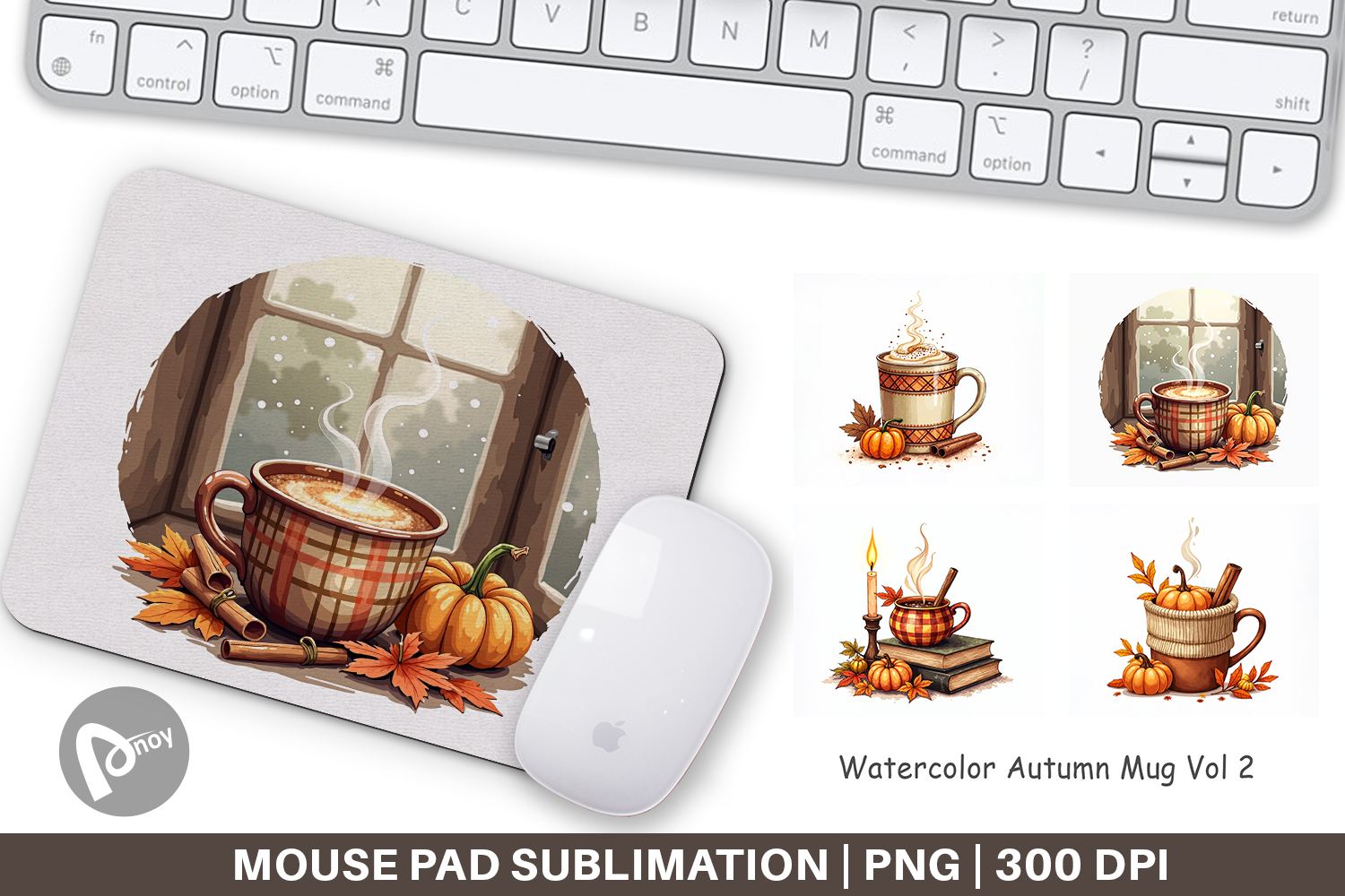 Autumn Mug Mouse Pad product image 1