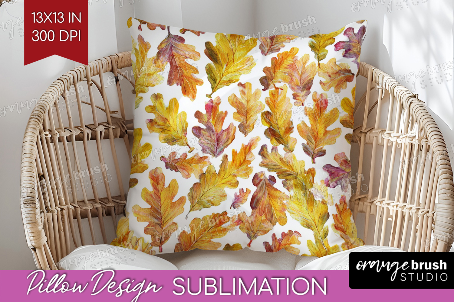 Cozy Autumn Pillow Sublimation - Harvest Season Pillow Cover product image 1