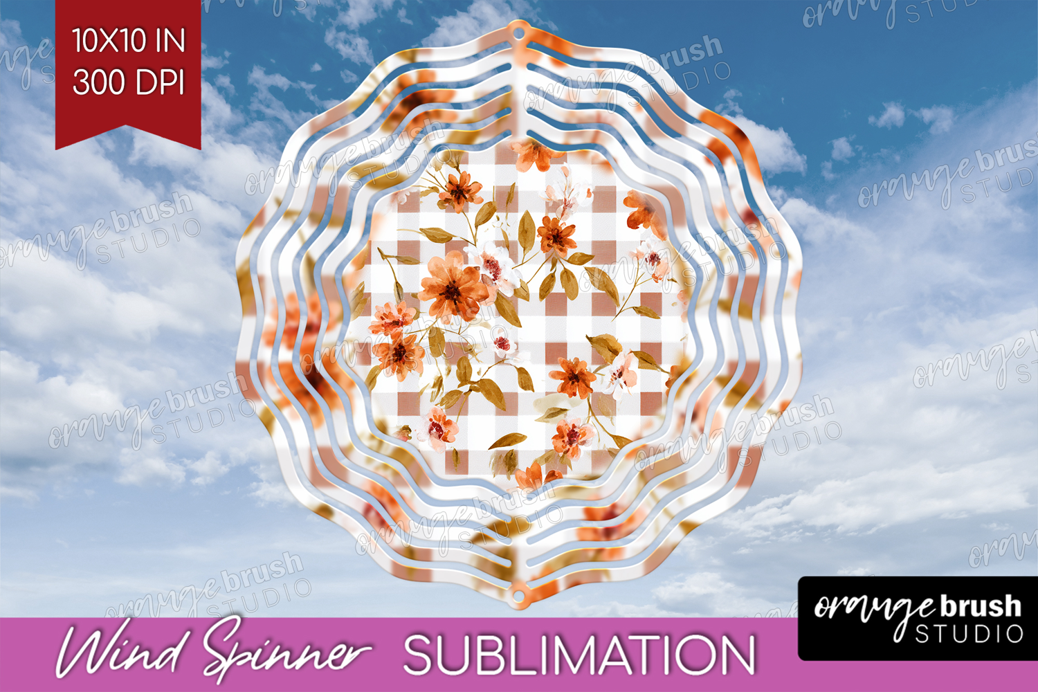 Cozy Autumn Wind Spinner Sublimation PNG - Harvest Season product image 1