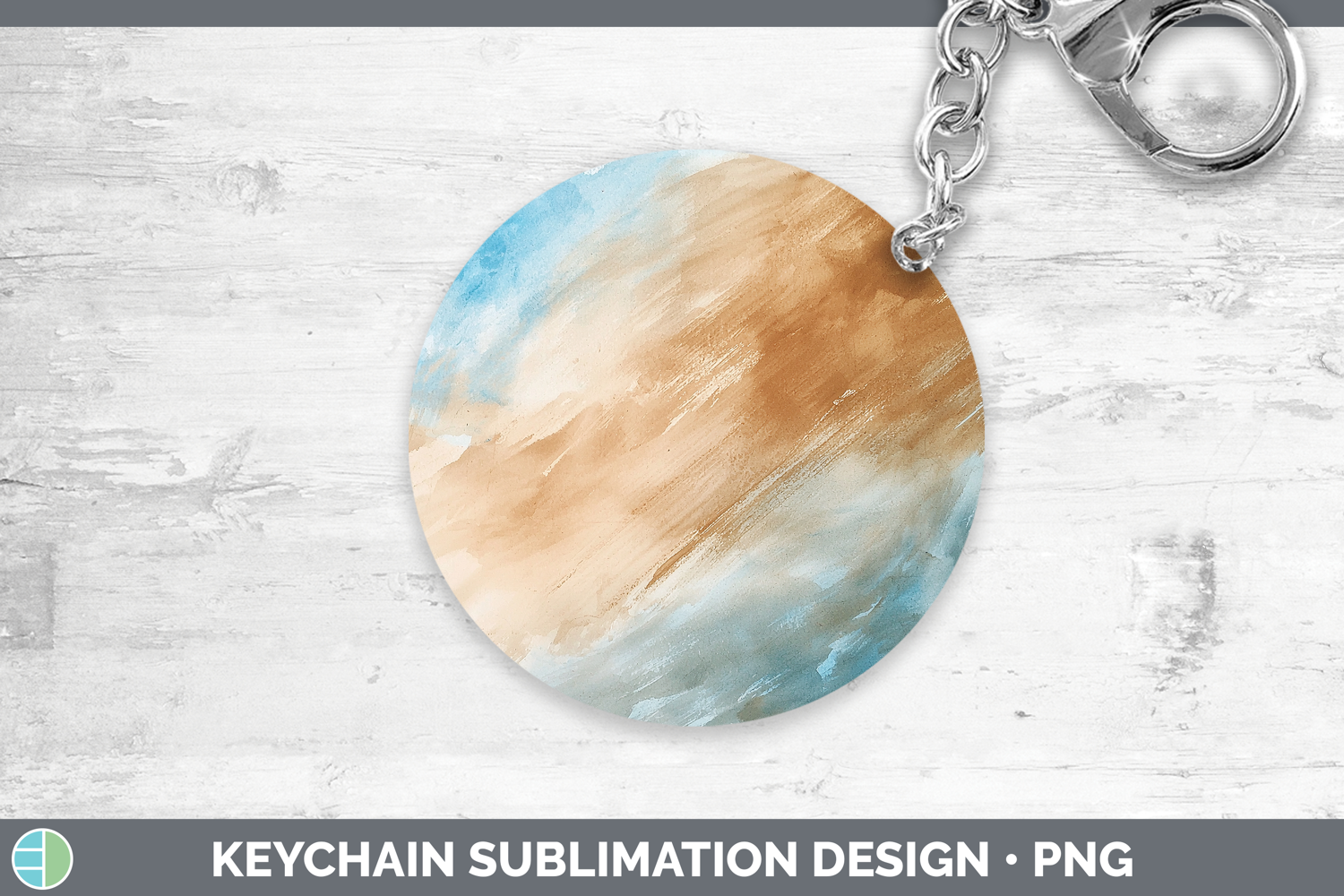 GorgeousWatercolor Keychain design.