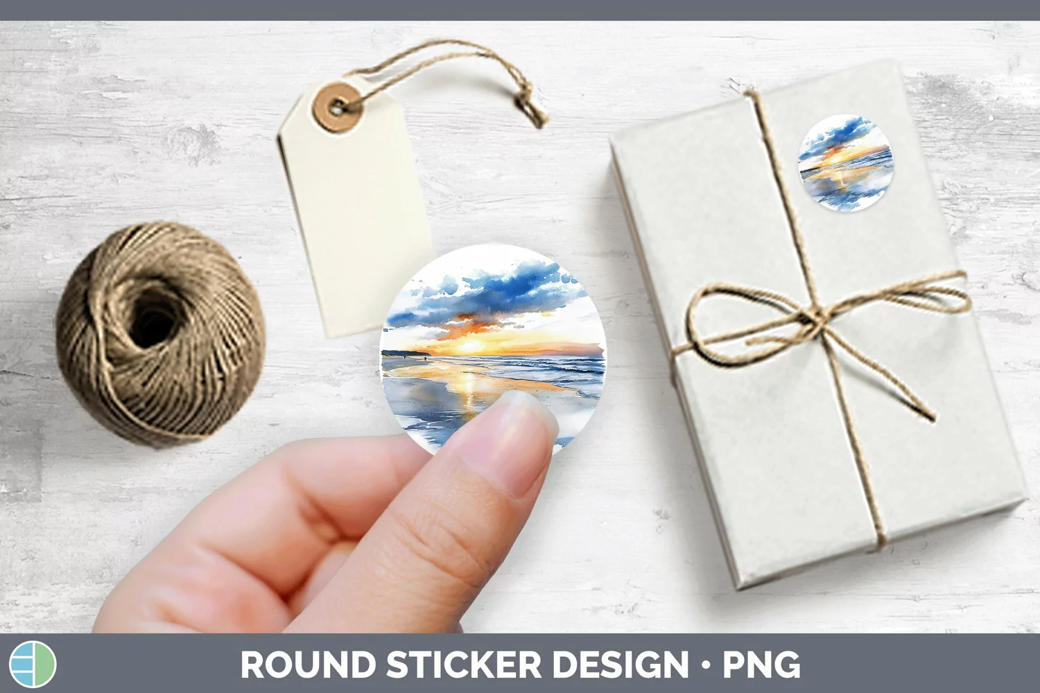GorgeousWatercolor Stickers design.