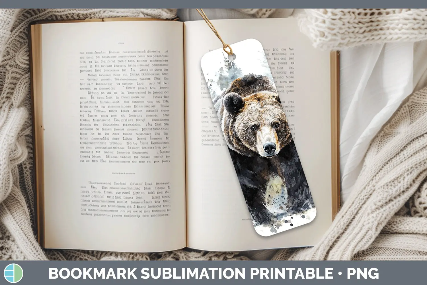 GorgeousWatercolor Bookmark design.