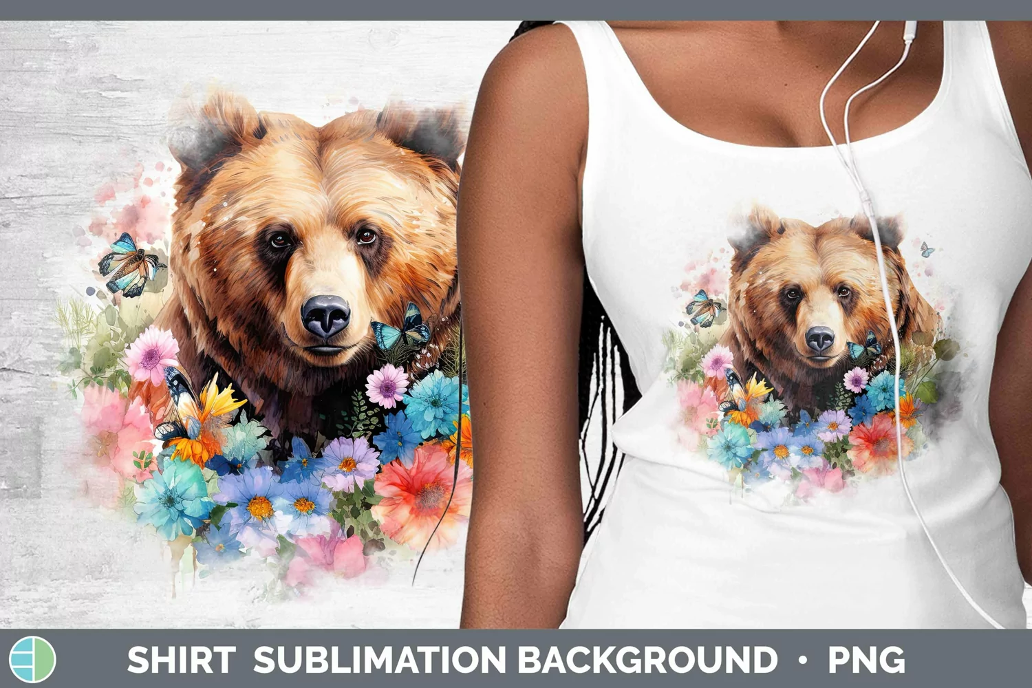 GorgeousWatercolor Shirt design.