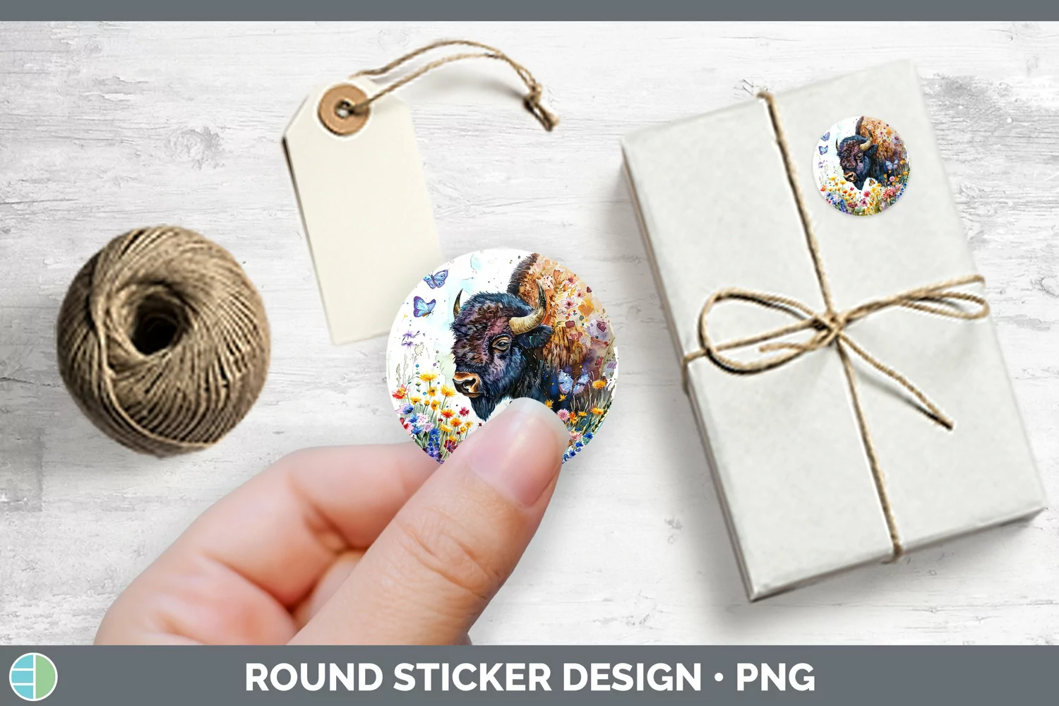 GorgeousWatercolor Stickers design.