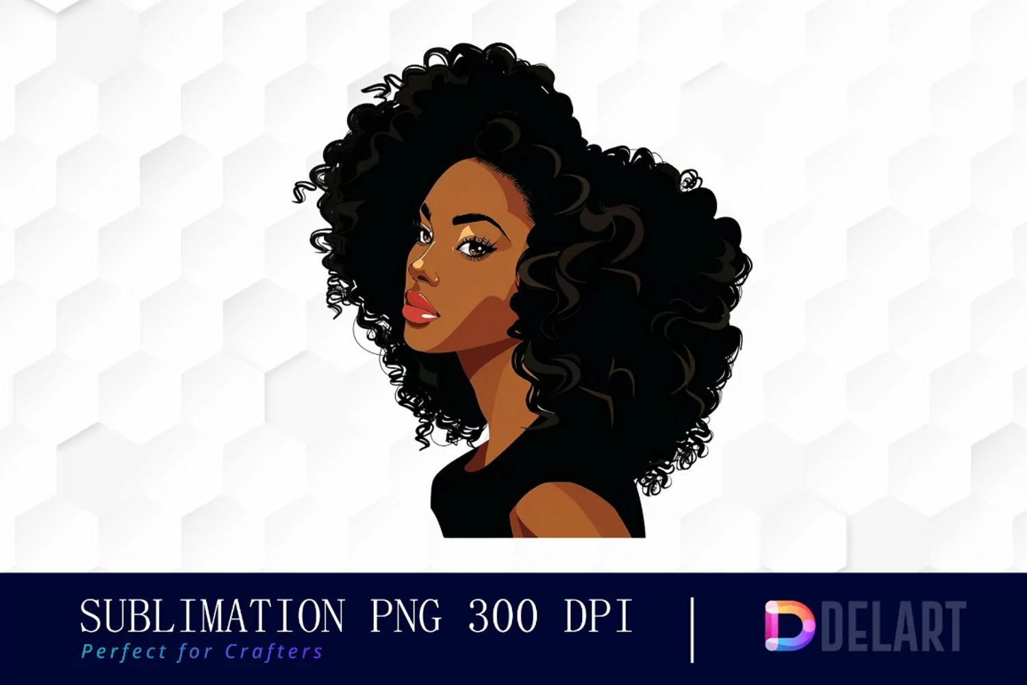 Black Girl Illustration PNG Clipart product image 1