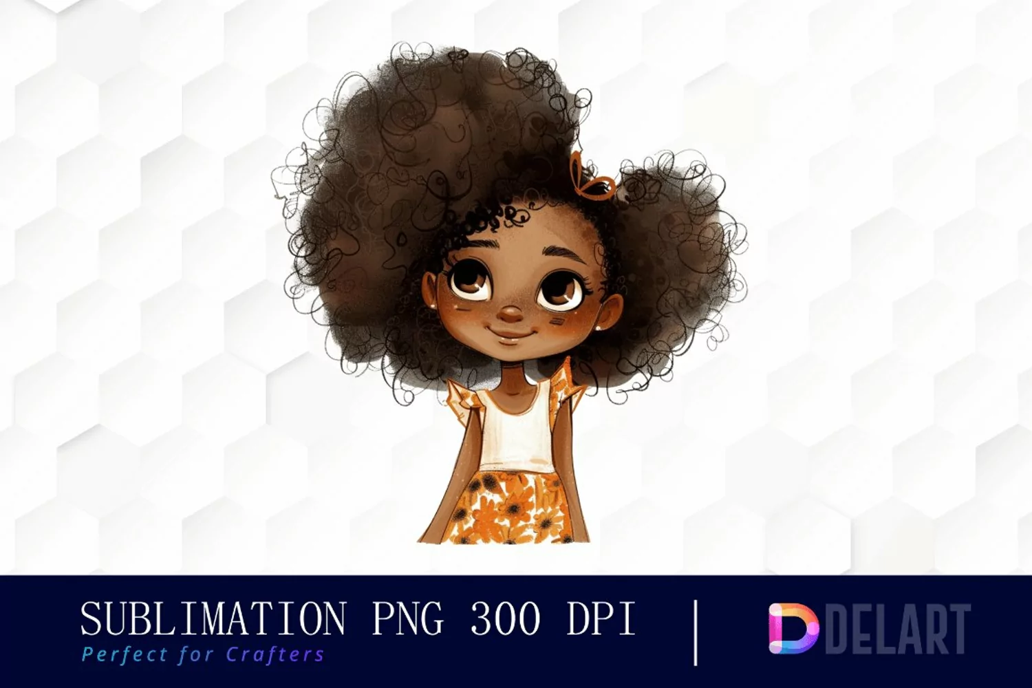 Black Girl Graphics Clipart product image 1