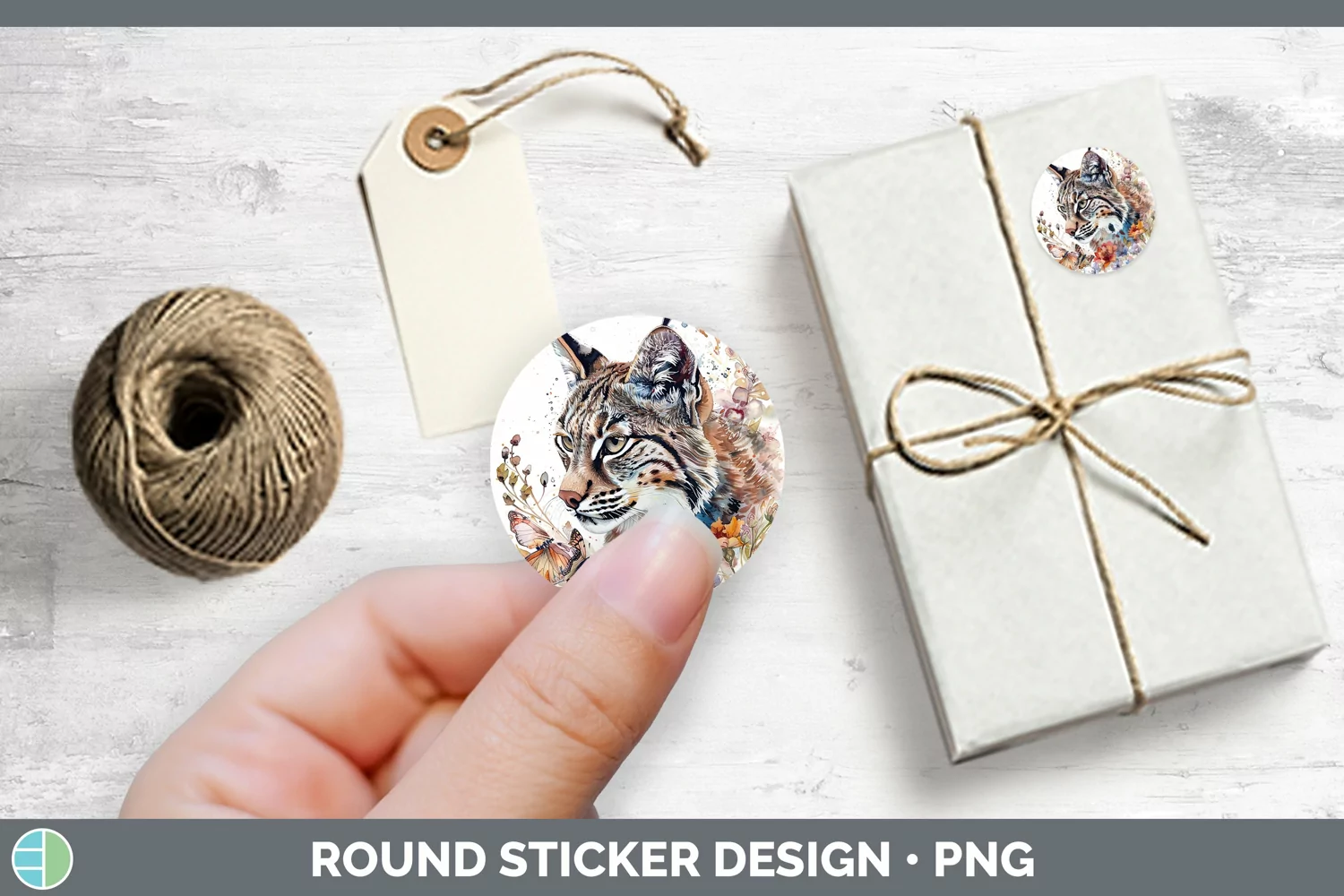GorgeousWatercolor Stickers design.