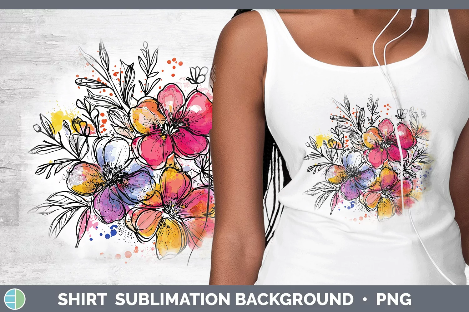 GorgeousWatercolor Shirt design.