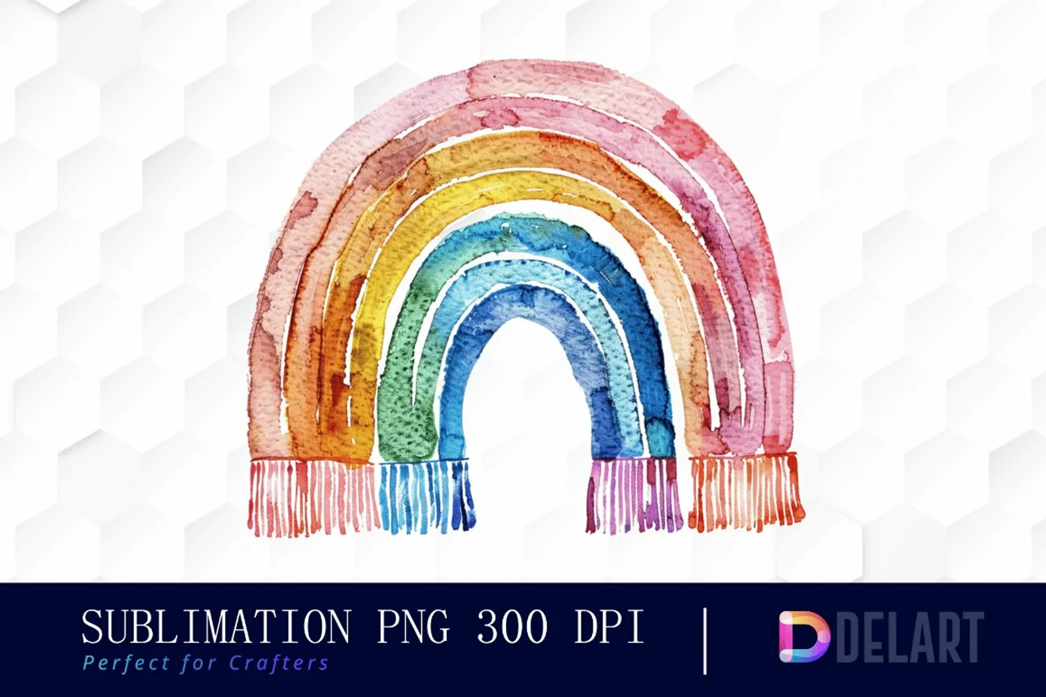 Boho Rainbow Art Clipart product image 1