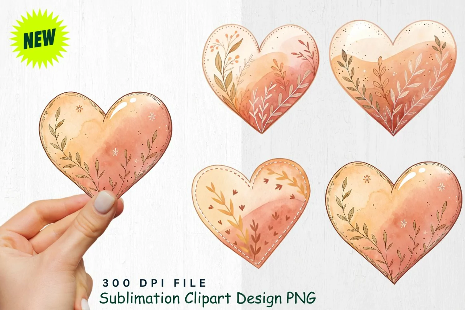 Watercolor Boho Woodland Animals Clipart product image 1