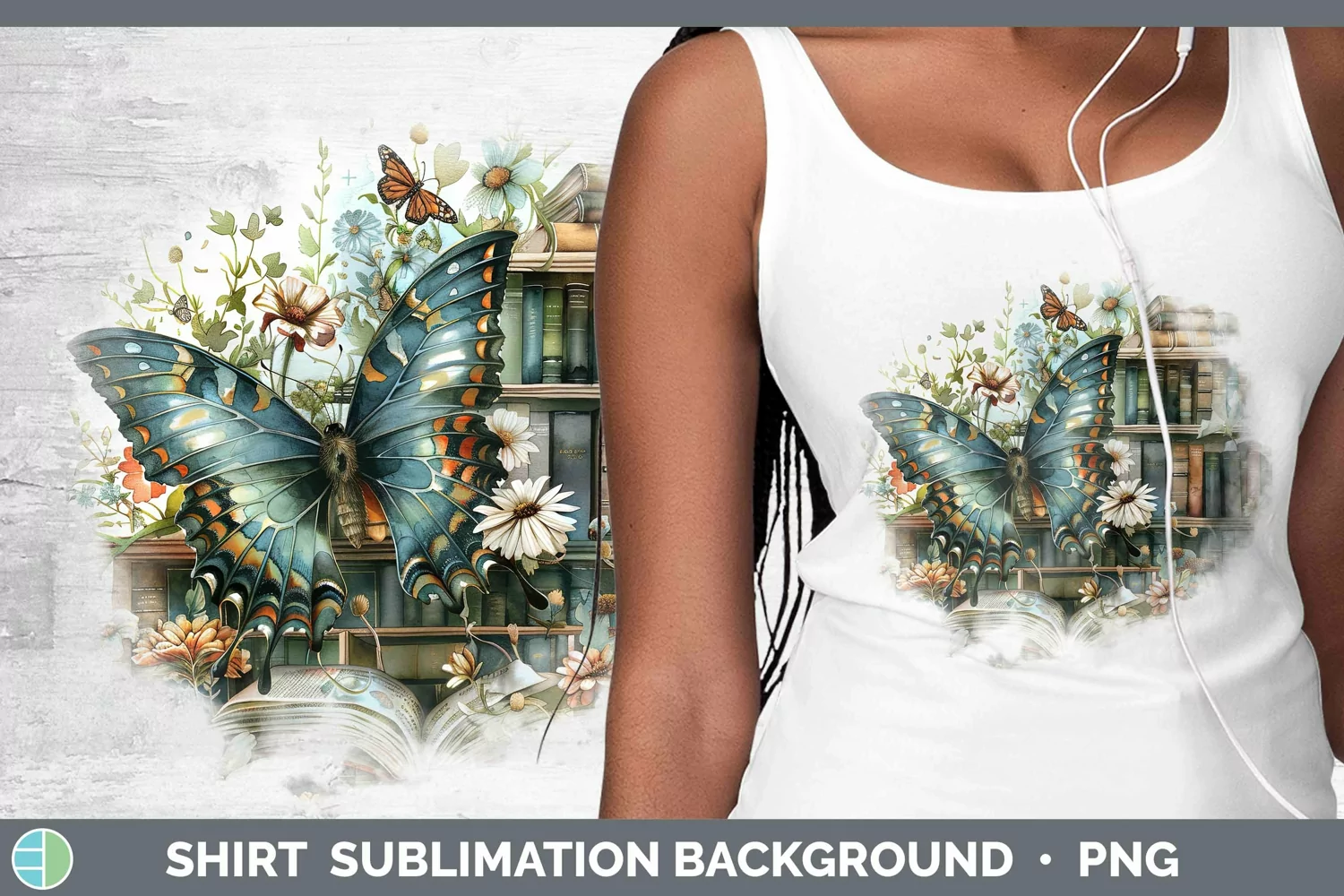GorgeousWatercolor Books Shirt design.
