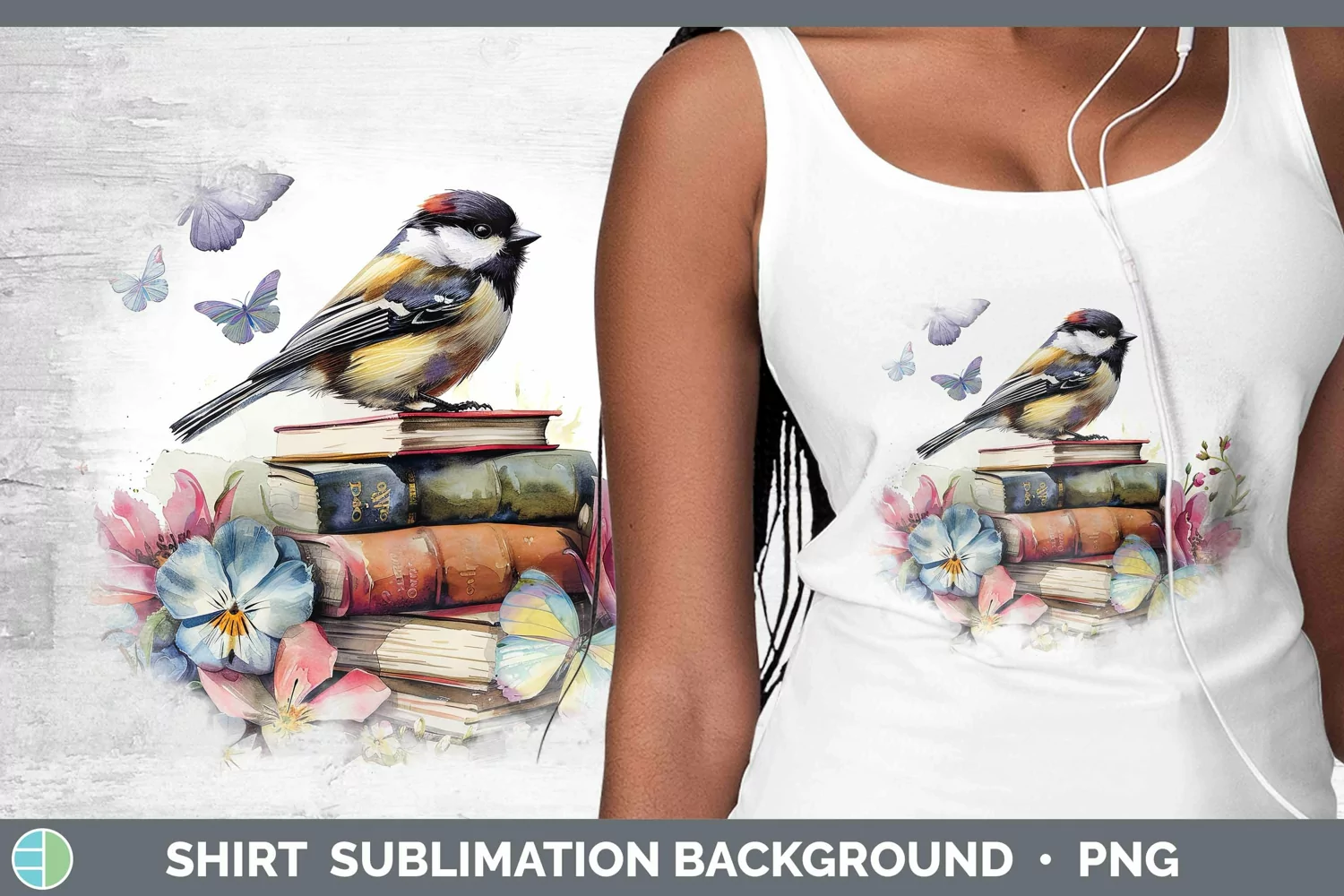 GorgeousWatercolor Books Shirt design.