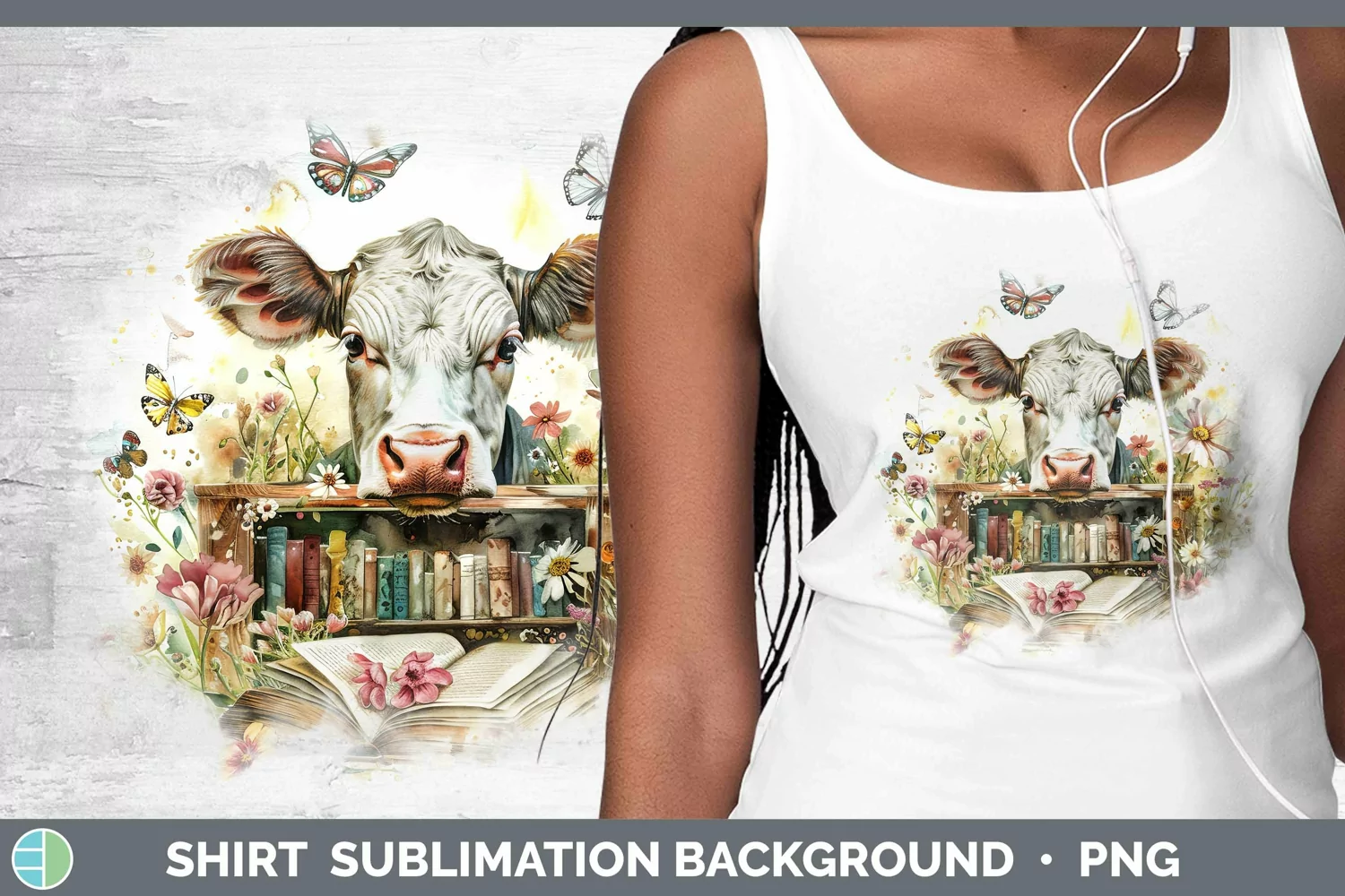 GorgeousWatercolor Books Shirt design.