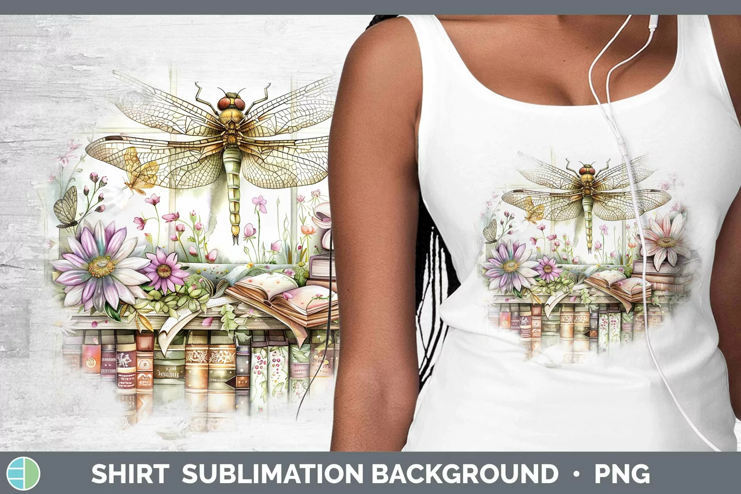 GorgeousWatercolor Books Shirt design.