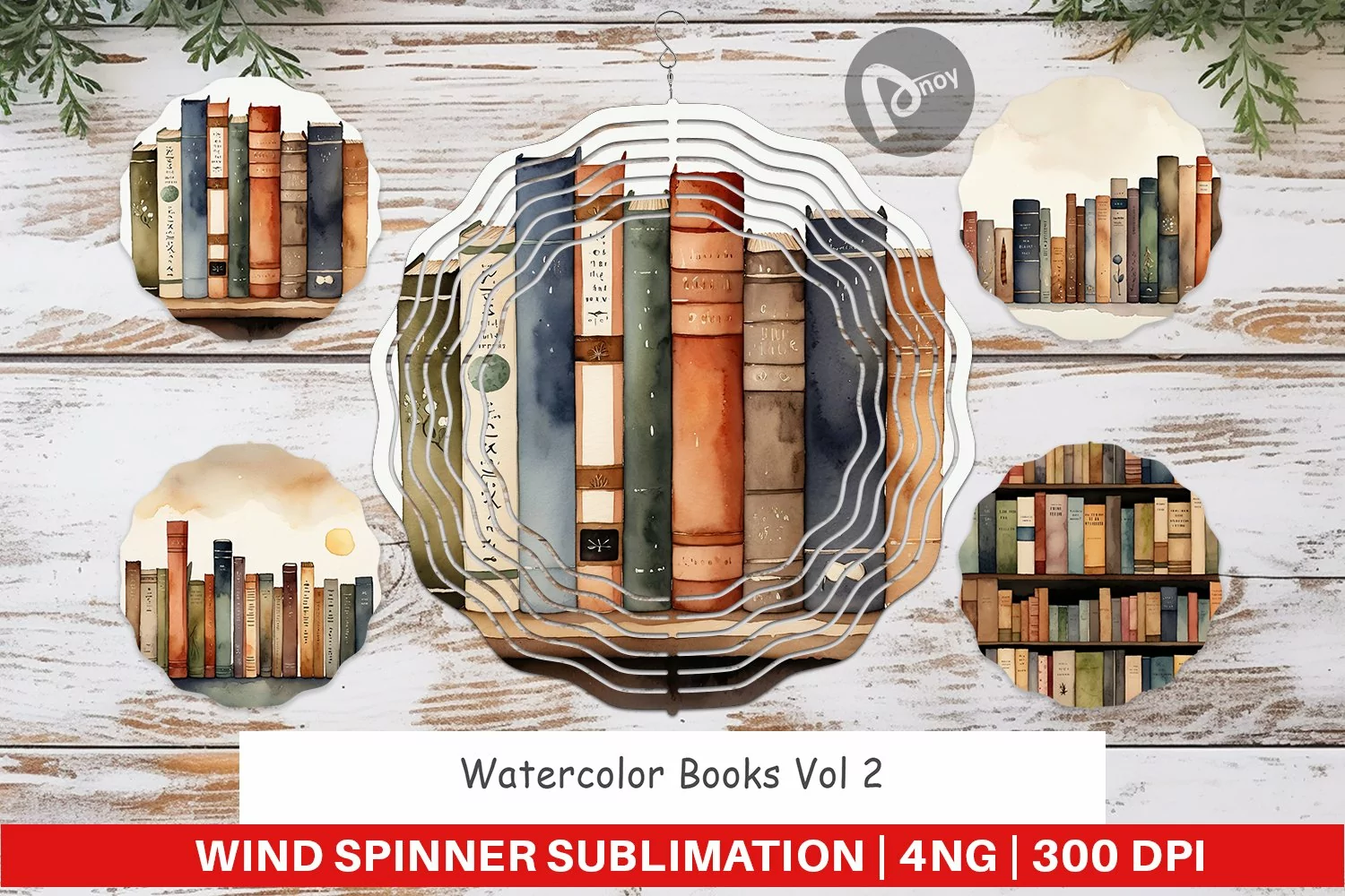 Wind Spinner Watercolor Books product image 1