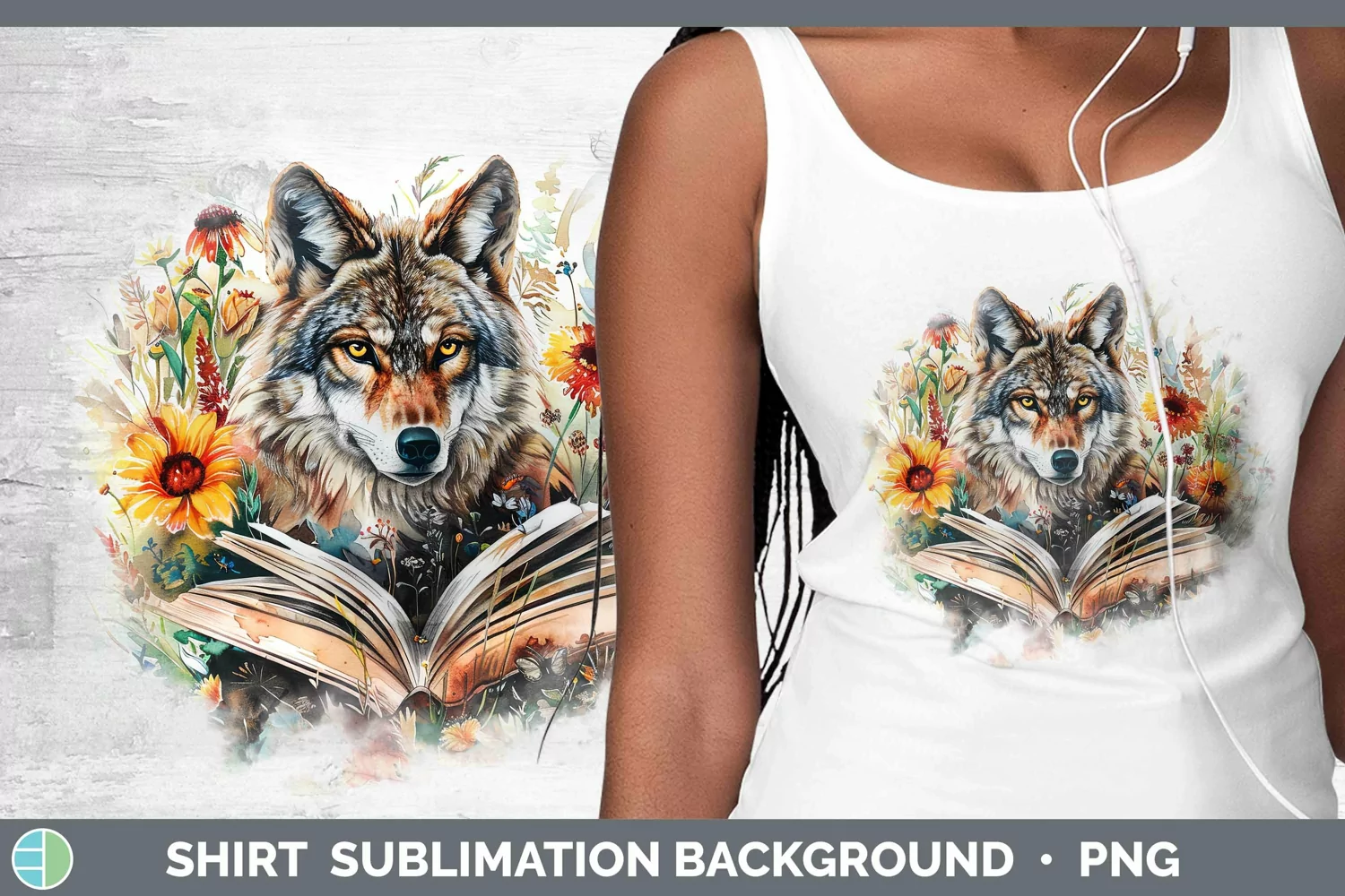 GorgeousWatercolor Books Shirt design.