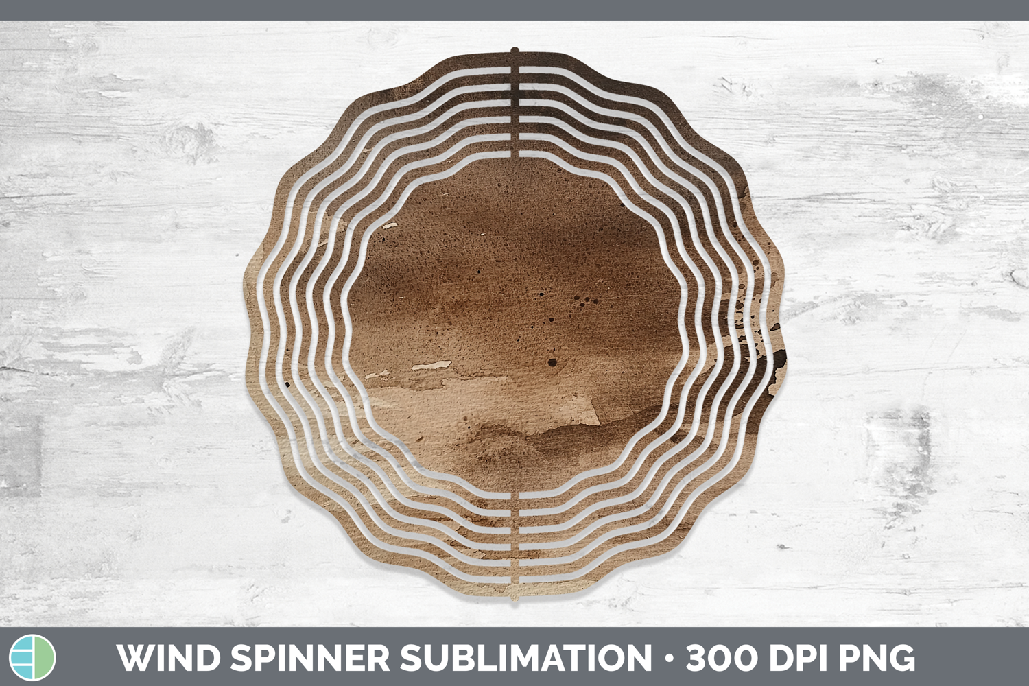 GorgeousWatercolor Wind Spinner design.