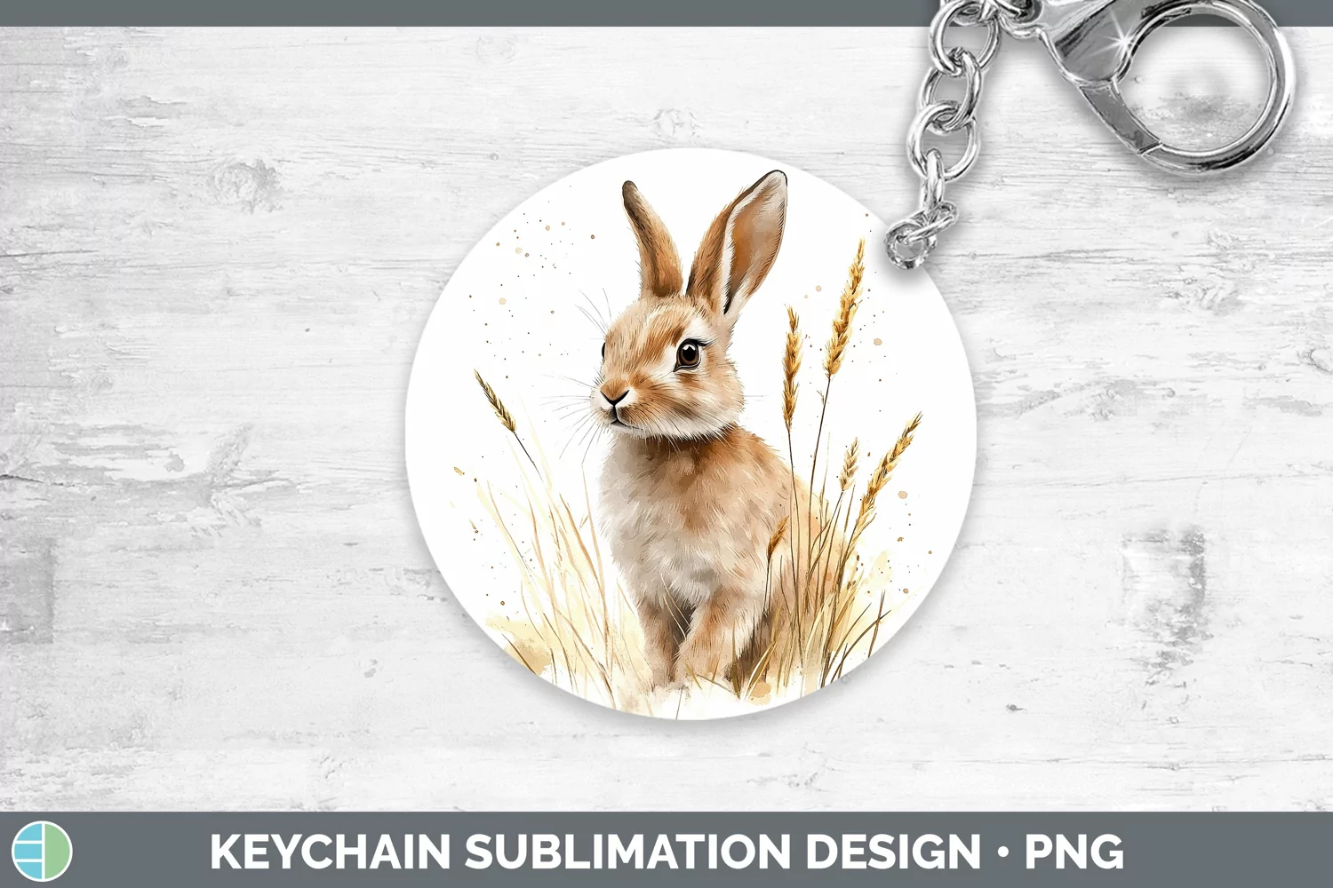 GorgeousWatercolor Keychain design.