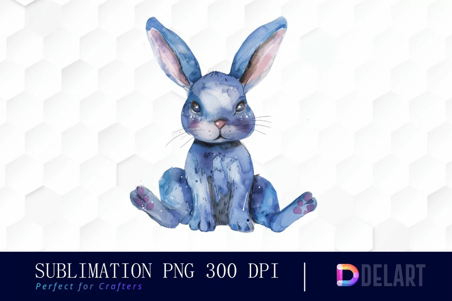Bunny With Star Graphics Clipart product image 1
