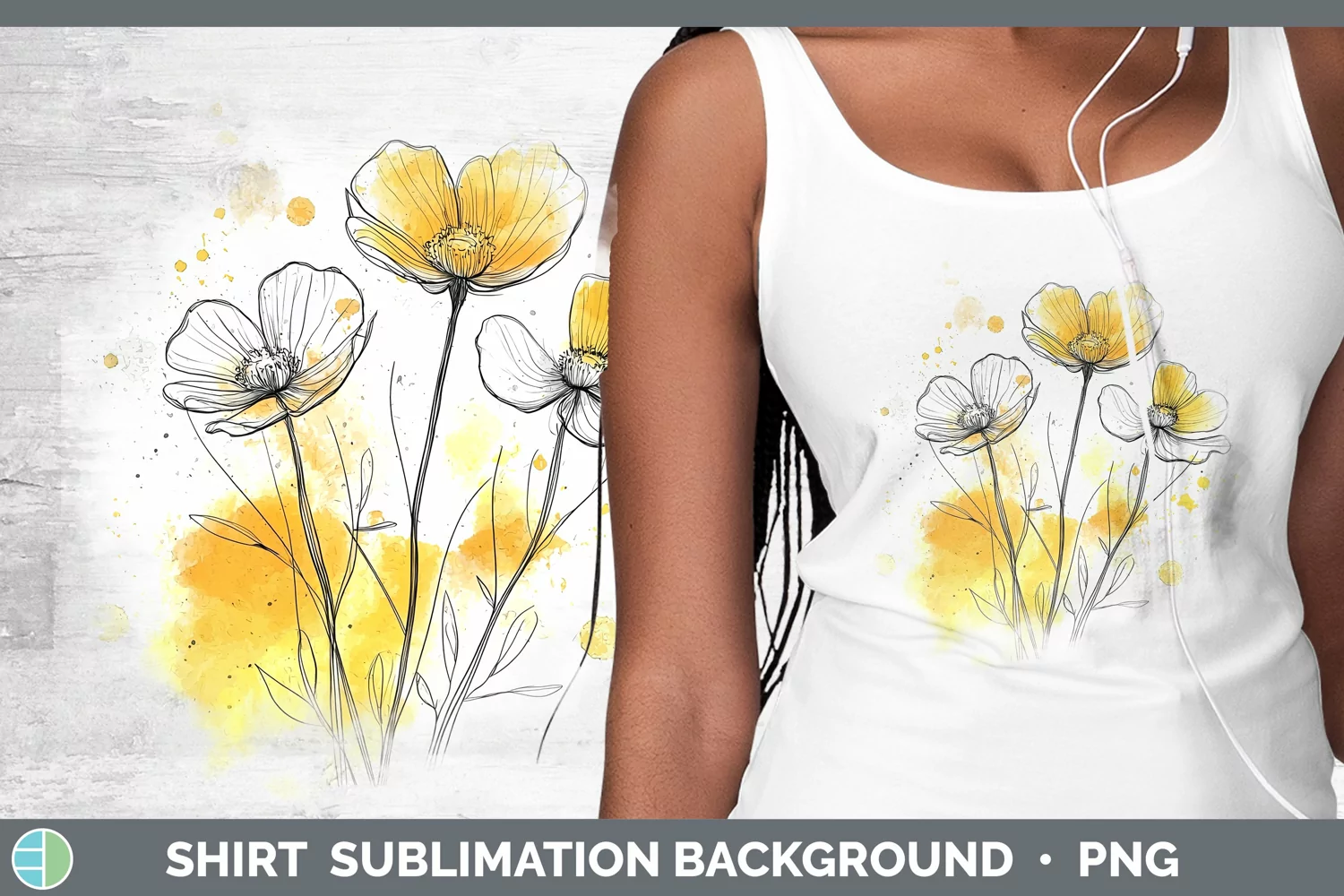 GorgeousWatercolor Shirt design.