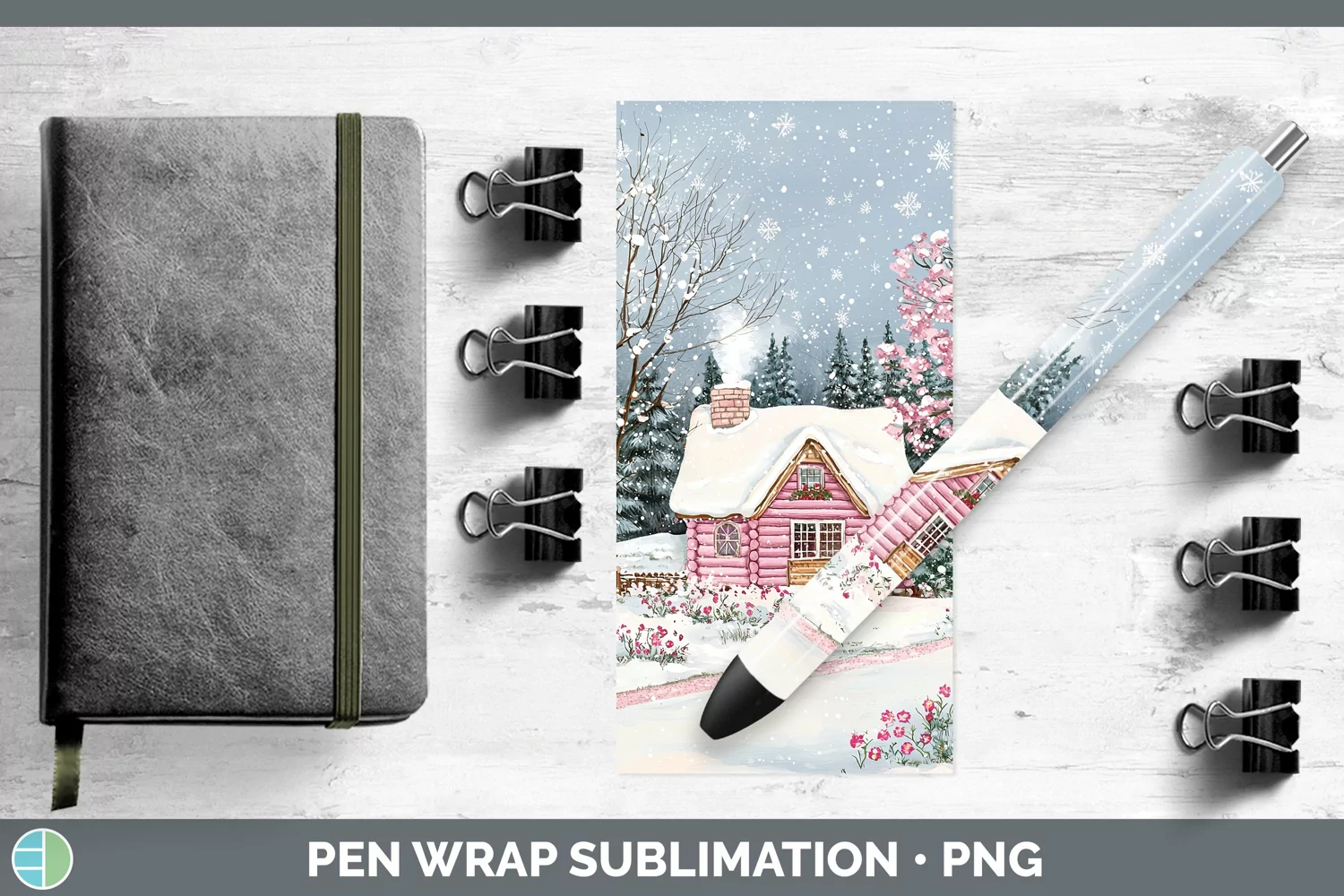 GorgeousWatercolor Pen Wrap design.