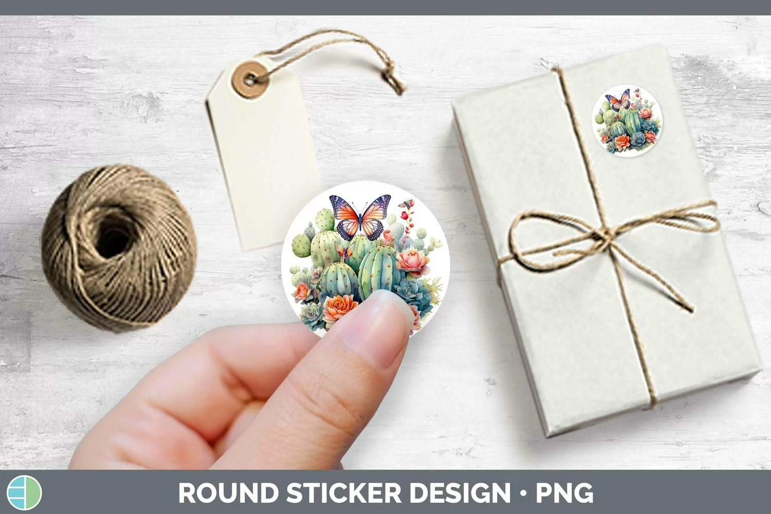 GorgeousWatercolor Stickers design.