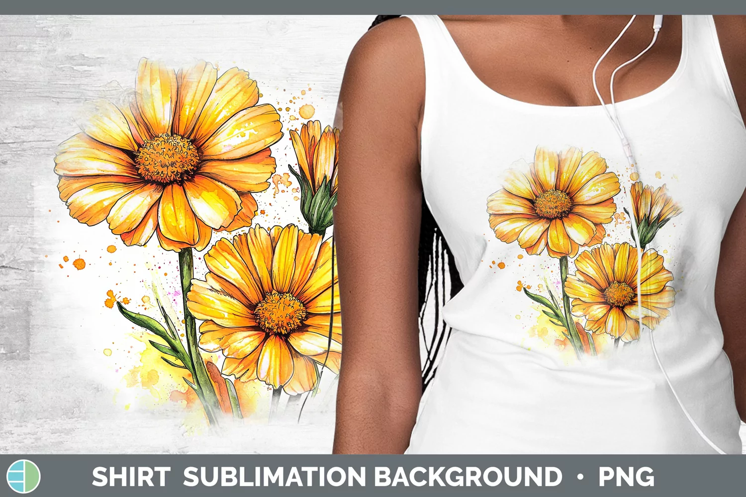 GorgeousWatercolor Shirt design.