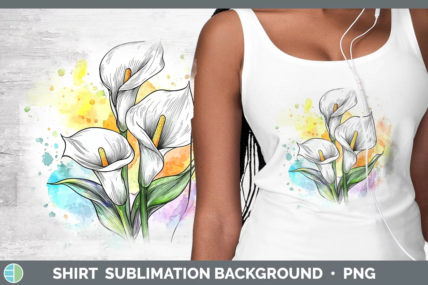 GorgeousWatercolor Shirt design.