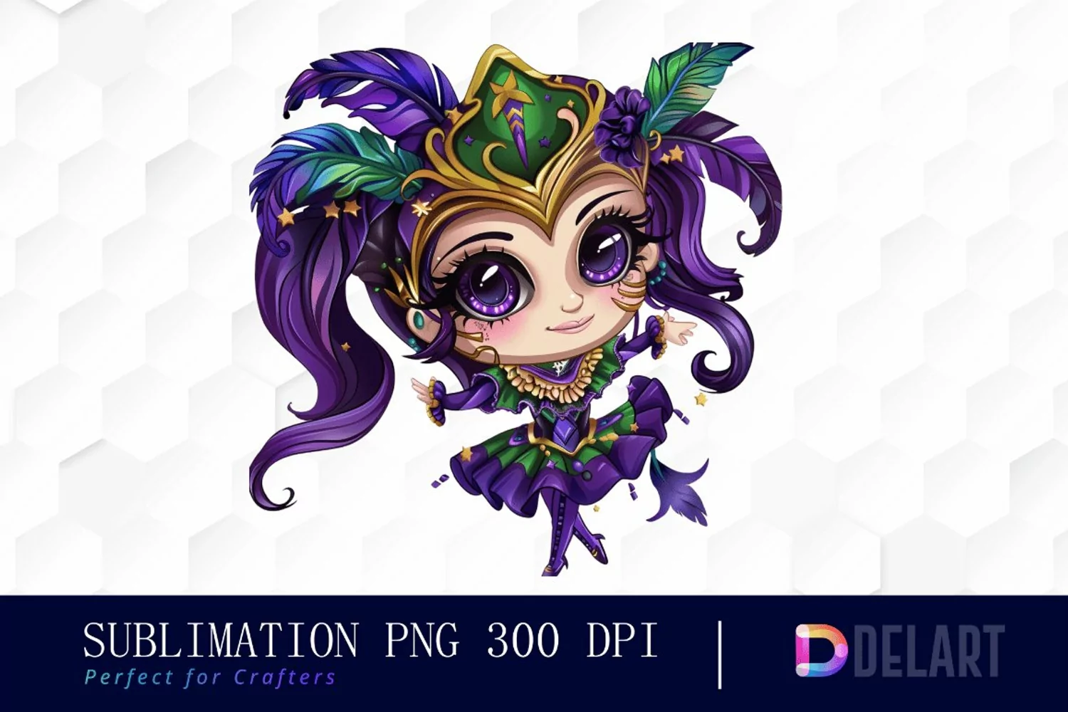 Carnival Chibi Design Clipart product image 1