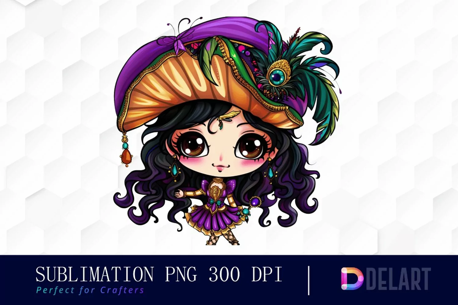 Carnival Chibi Design Clipart product image 1