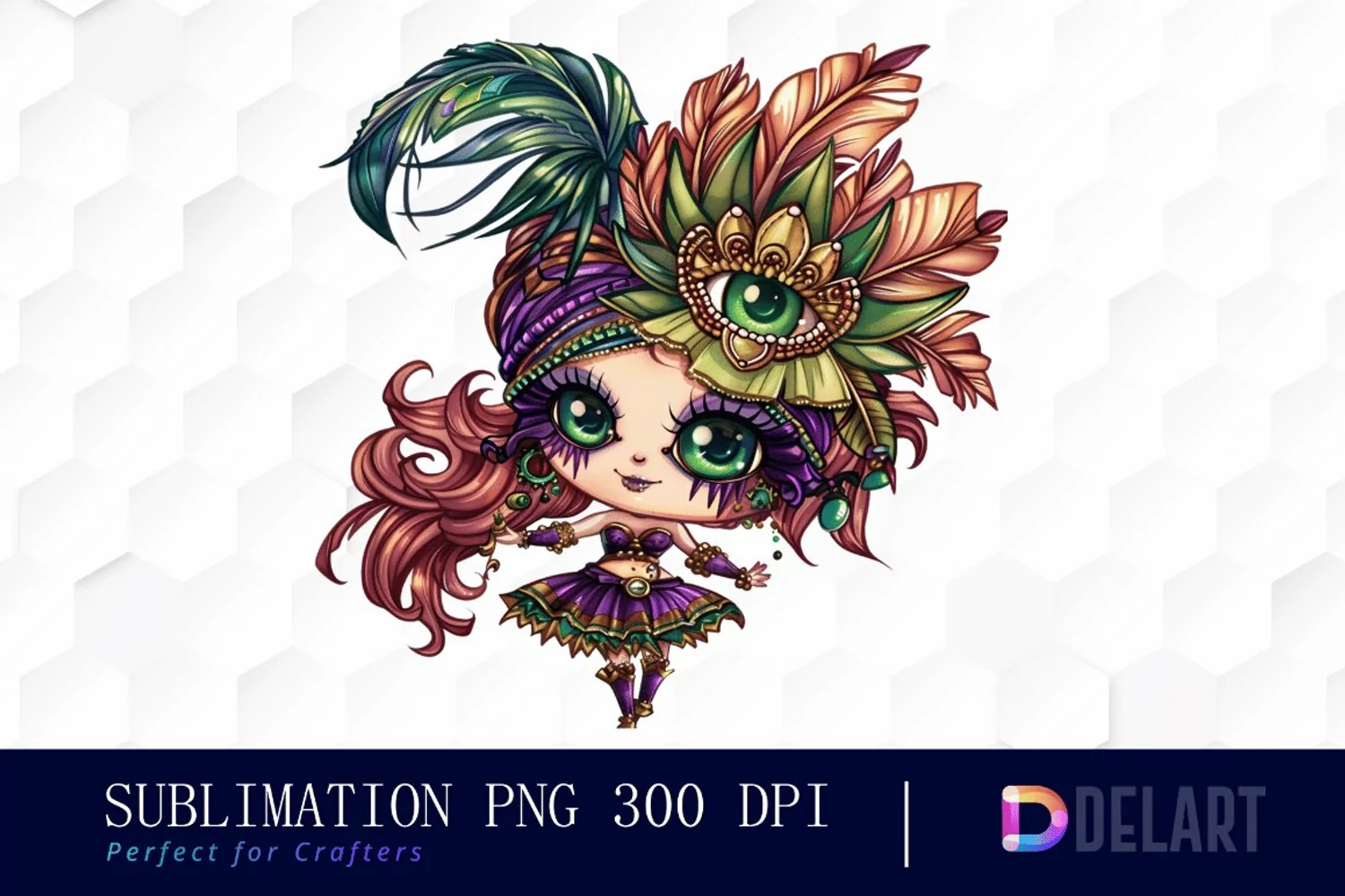 Carnival Chibi Design Clipart product image 1