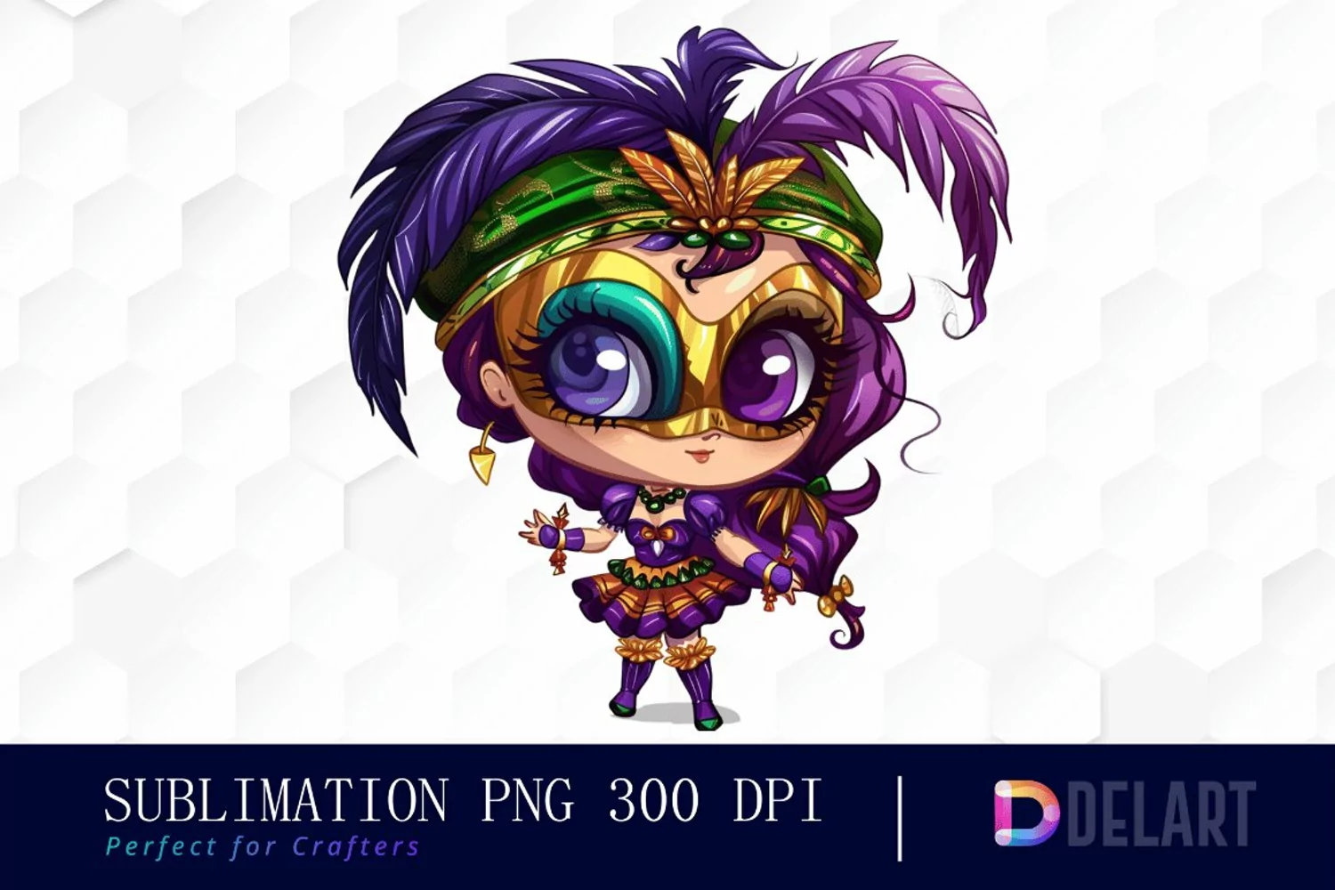 Carnival Chibi Design Clipart product image 1