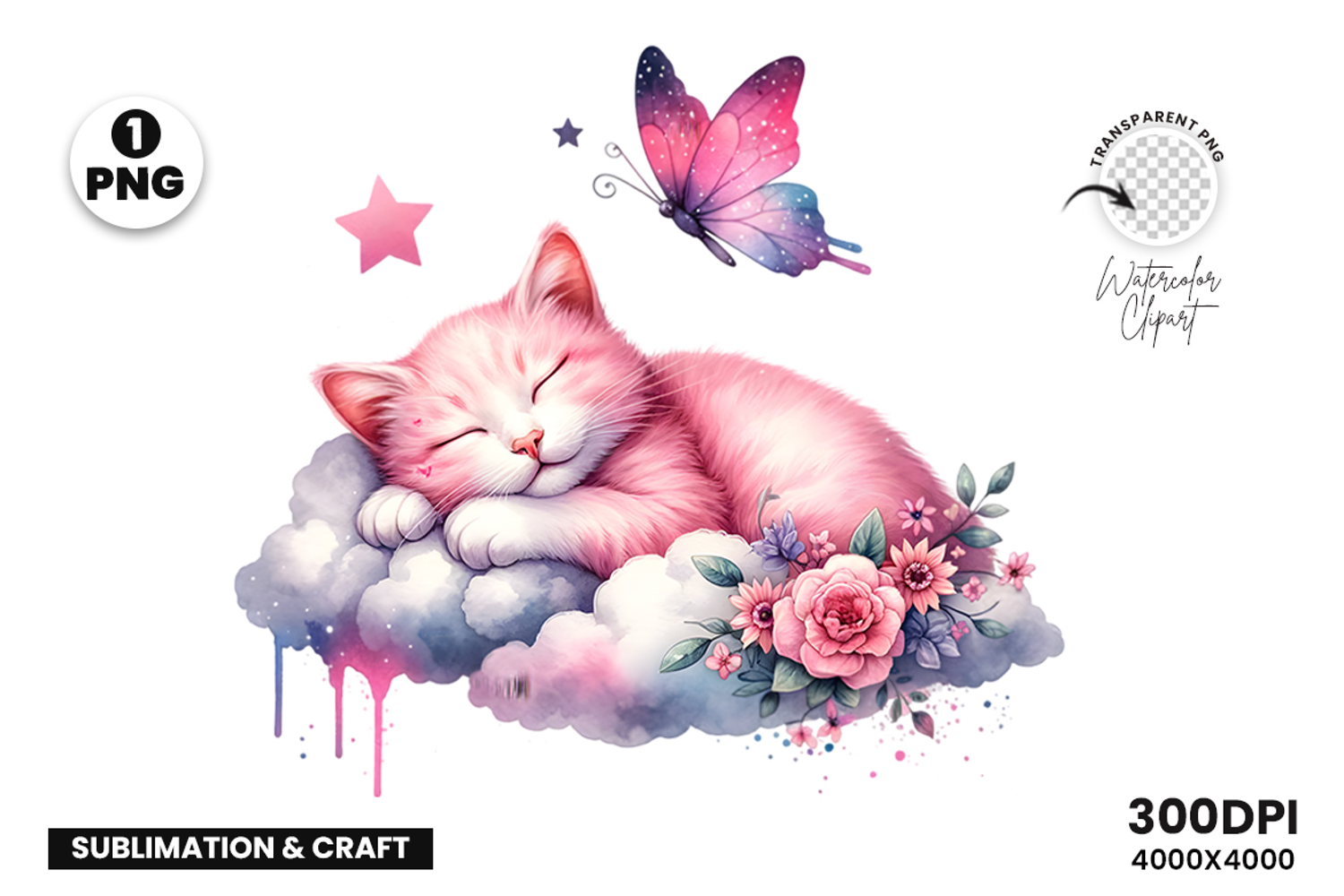 watercolor cat cloud png, kitten cloud clipart, cute cat watercolor, baby cat sublimation, dreamy cat png, nursery cat clipart, pastel cat printable, watercolor pet design, cloud cat art, watercolor animal png